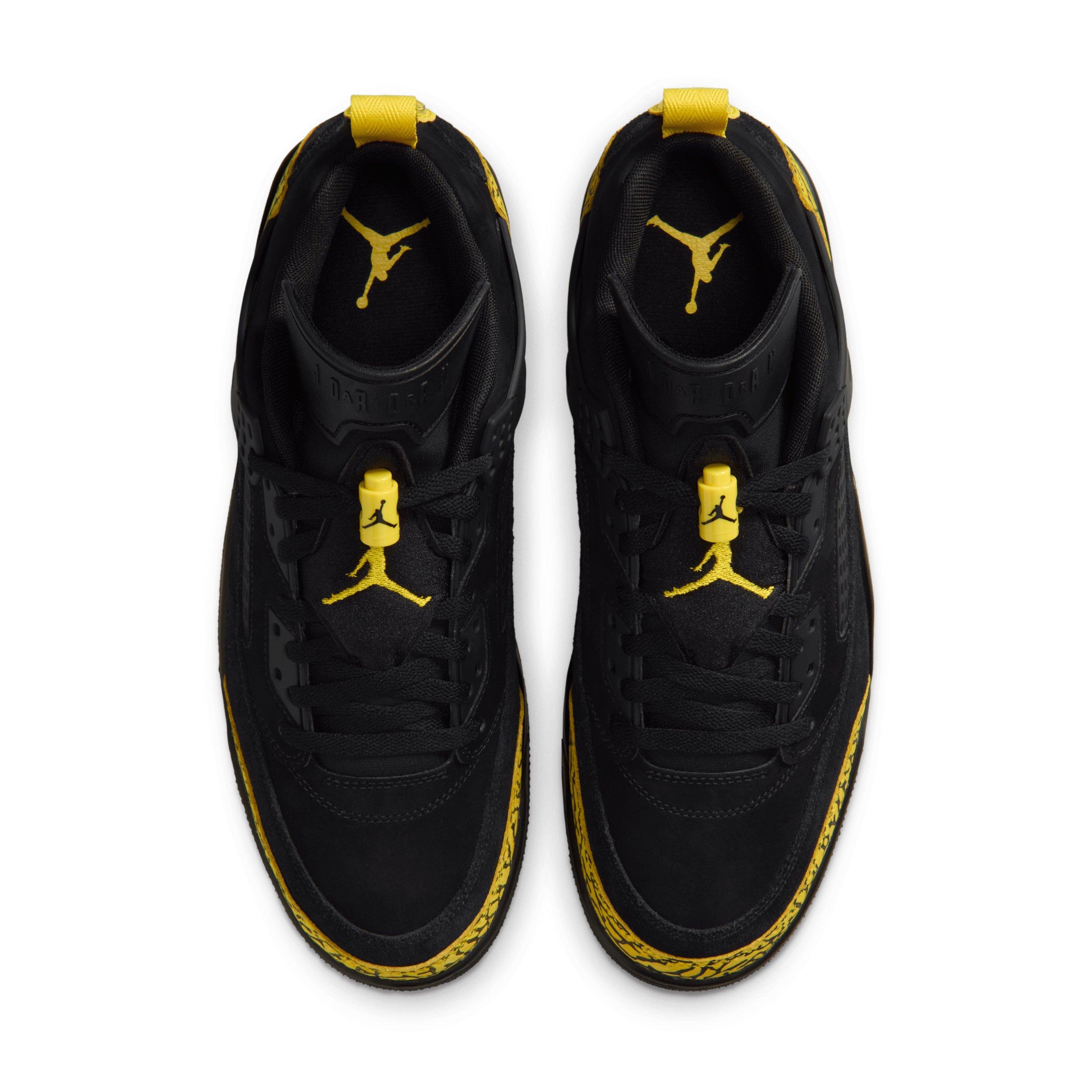 Jordan Spizike Low "Black/Speed Yellow/Speed Yellow/Black" Men's Shoe - BLACK/YELLOW/YELLOW/BLACK Thumbnail View 4