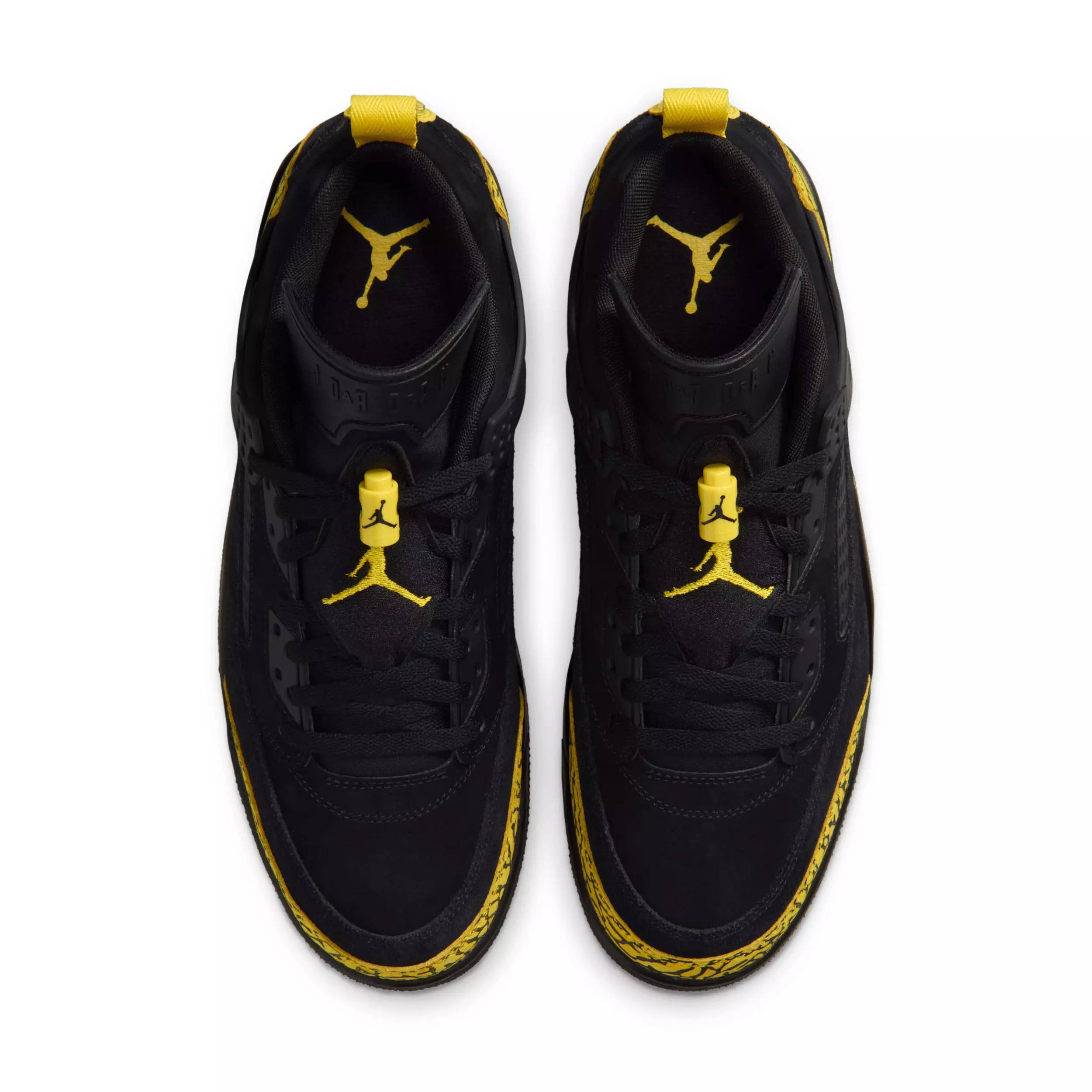 Jordan Spizike Low "Black/Speed Yellow/Speed Yellow/Black" Men's Shoe - BLACK/YELLOW/YELLOW/BLACK