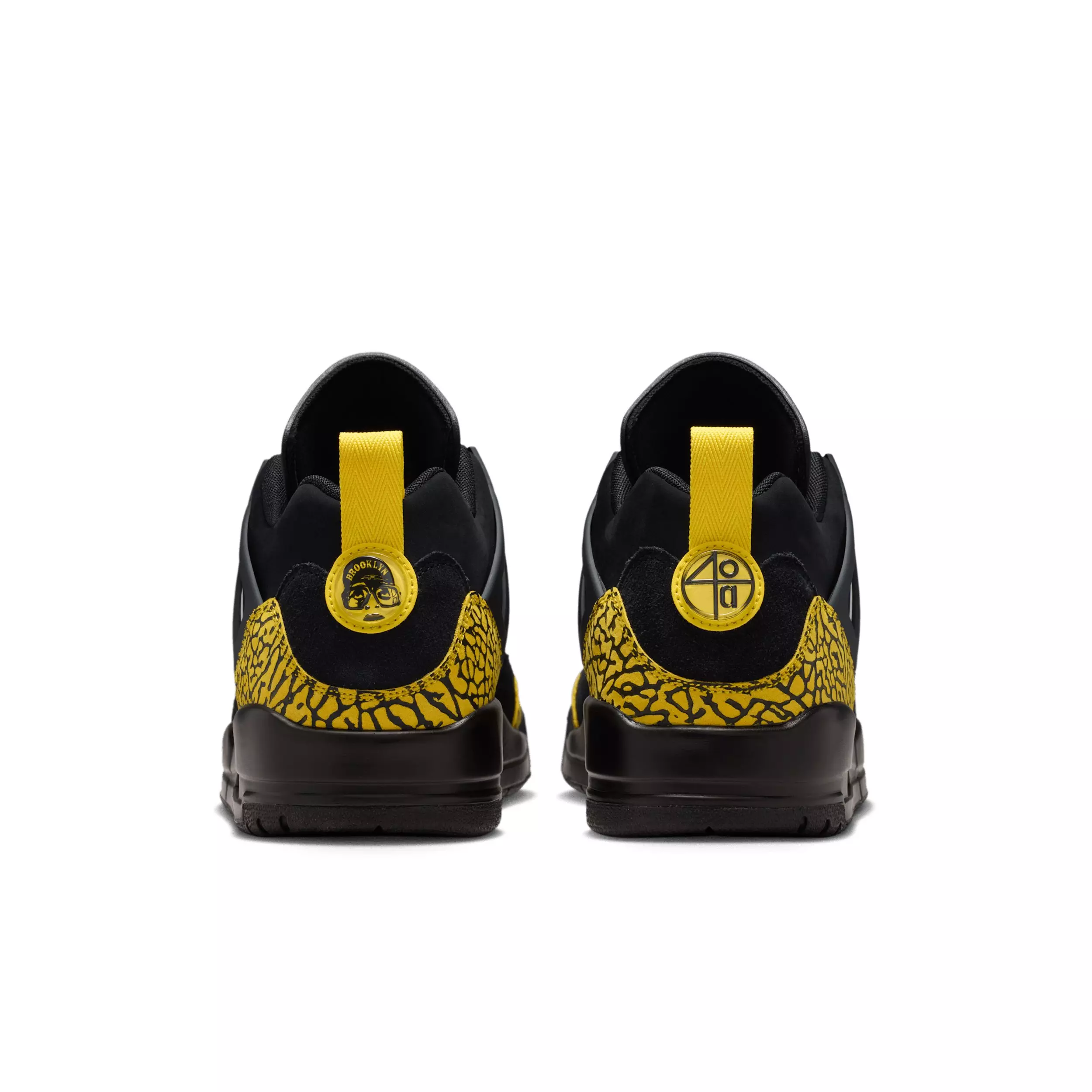 Jordan Spizike Low "Black/Speed Yellow/Speed Yellow/Black" Men's Shoe - BLACK/YELLOW/YELLOW/BLACK