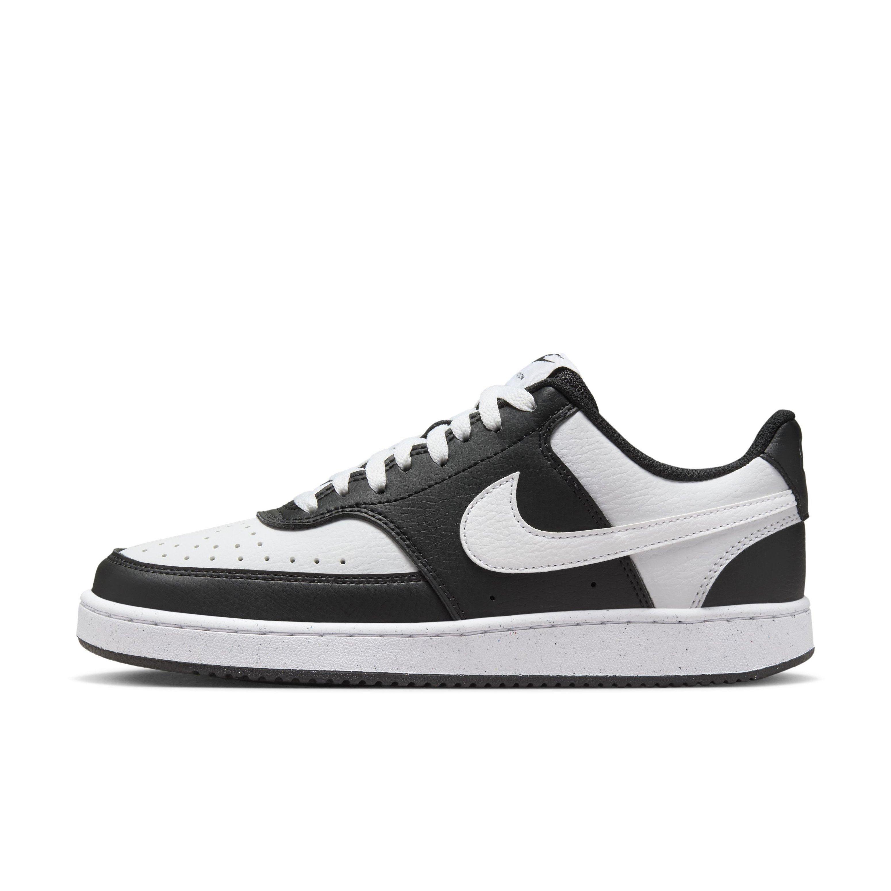 Nike Court Vision Low Next Nature "Black/White" Women's Shoe - BLACK/WHITE Thumbnail View 2