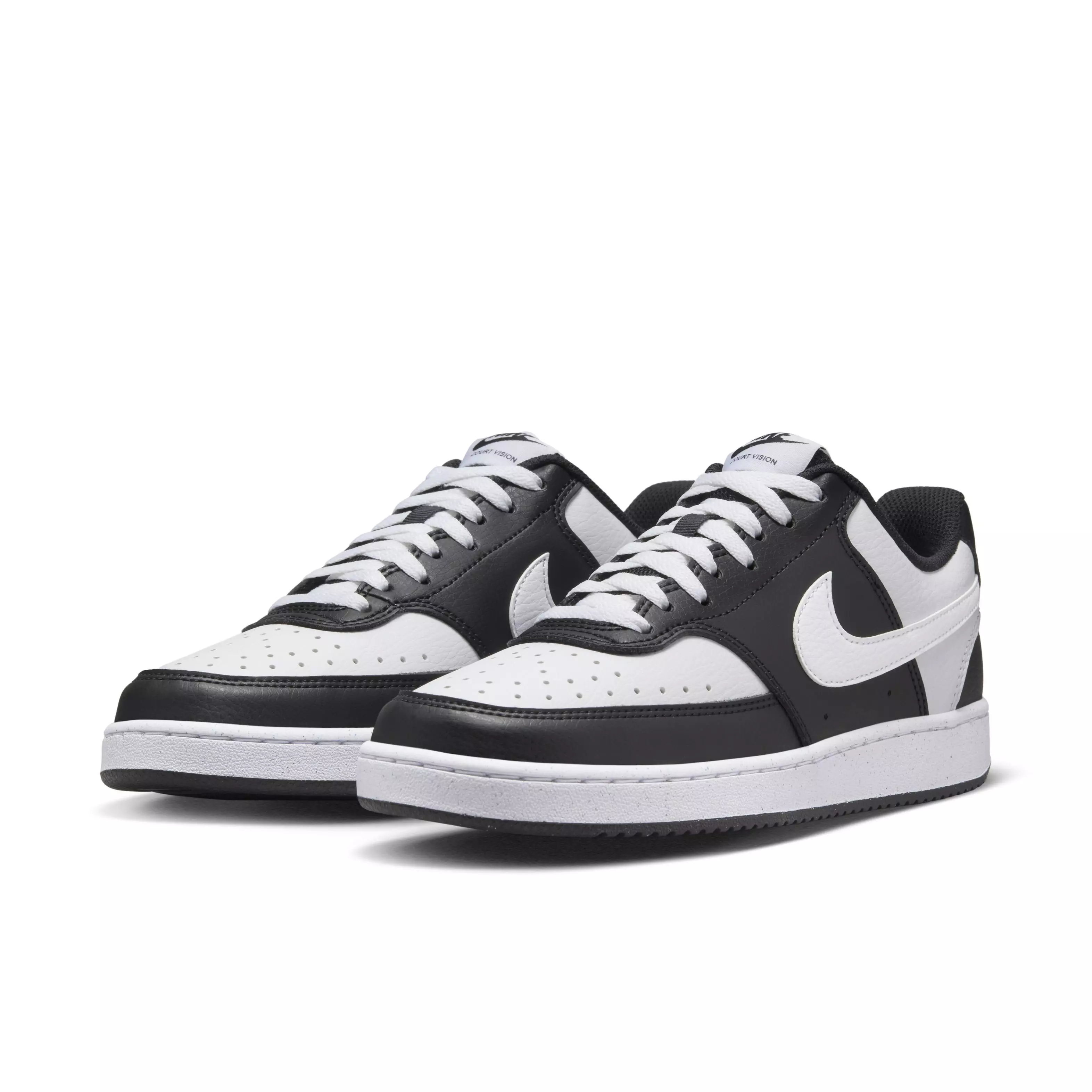 Nike Court Vision Low Next Nature "Black/White" Women's Shoe - BLACK/WHITE