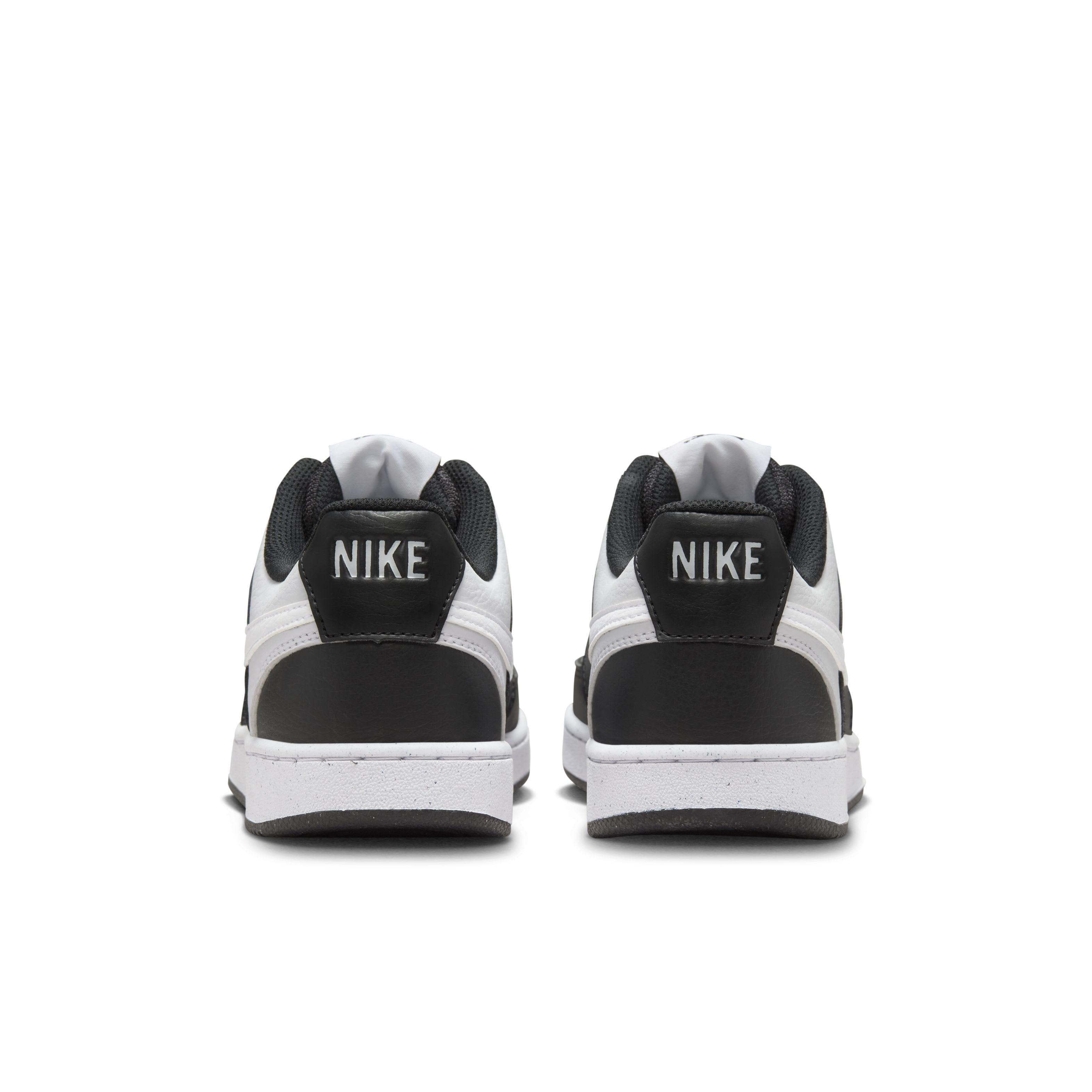 Nike Court Vision Low Next Nature "Black/White" Women's Shoe - BLACK/WHITE Thumbnail View 5