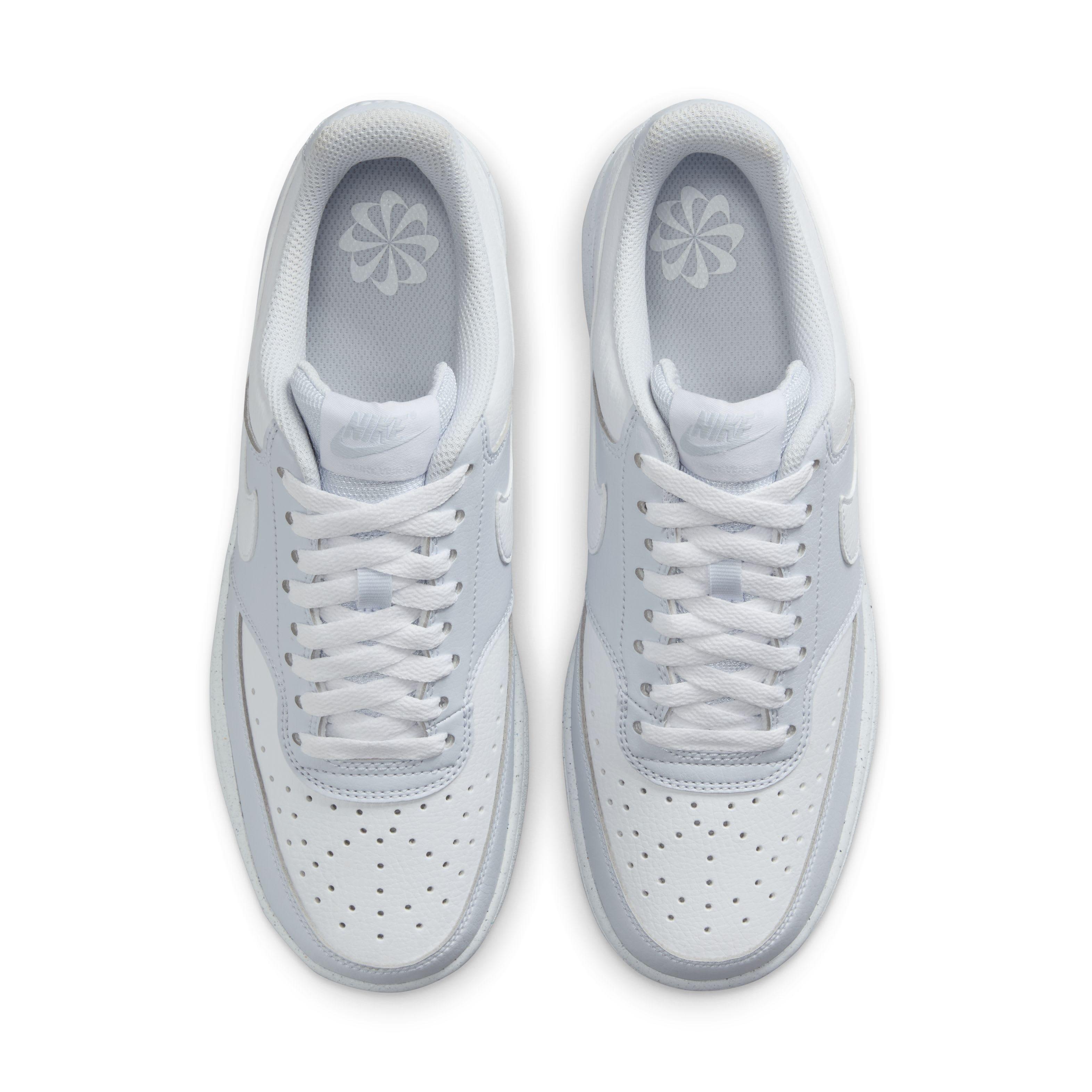 Nike Court Vision Low Next Nature "Football Grey/White" Women's Shoe - GREY/WHITE Thumbnail View 4