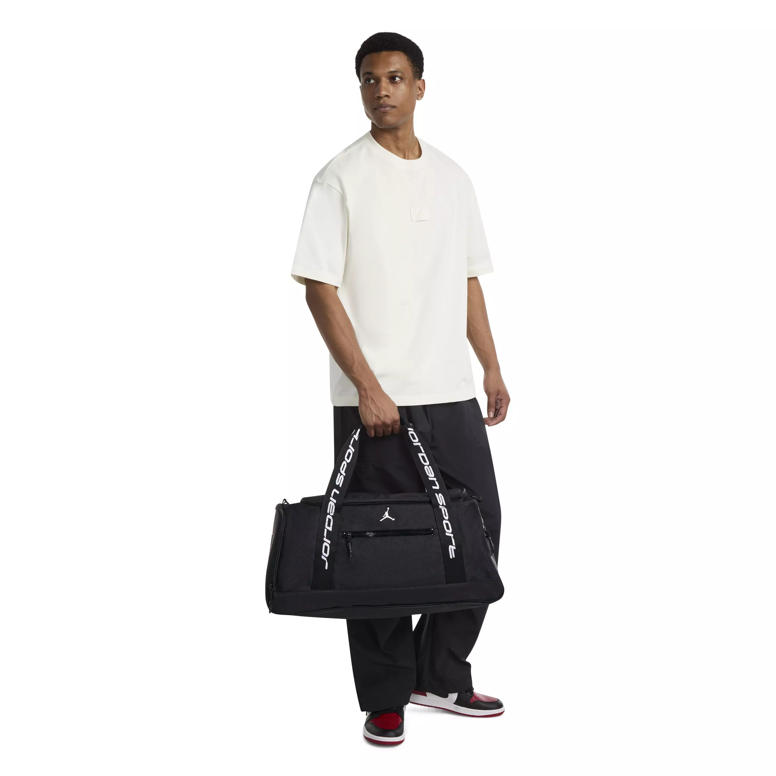 Jordan Sport Duffle Bag-Black - BLACK