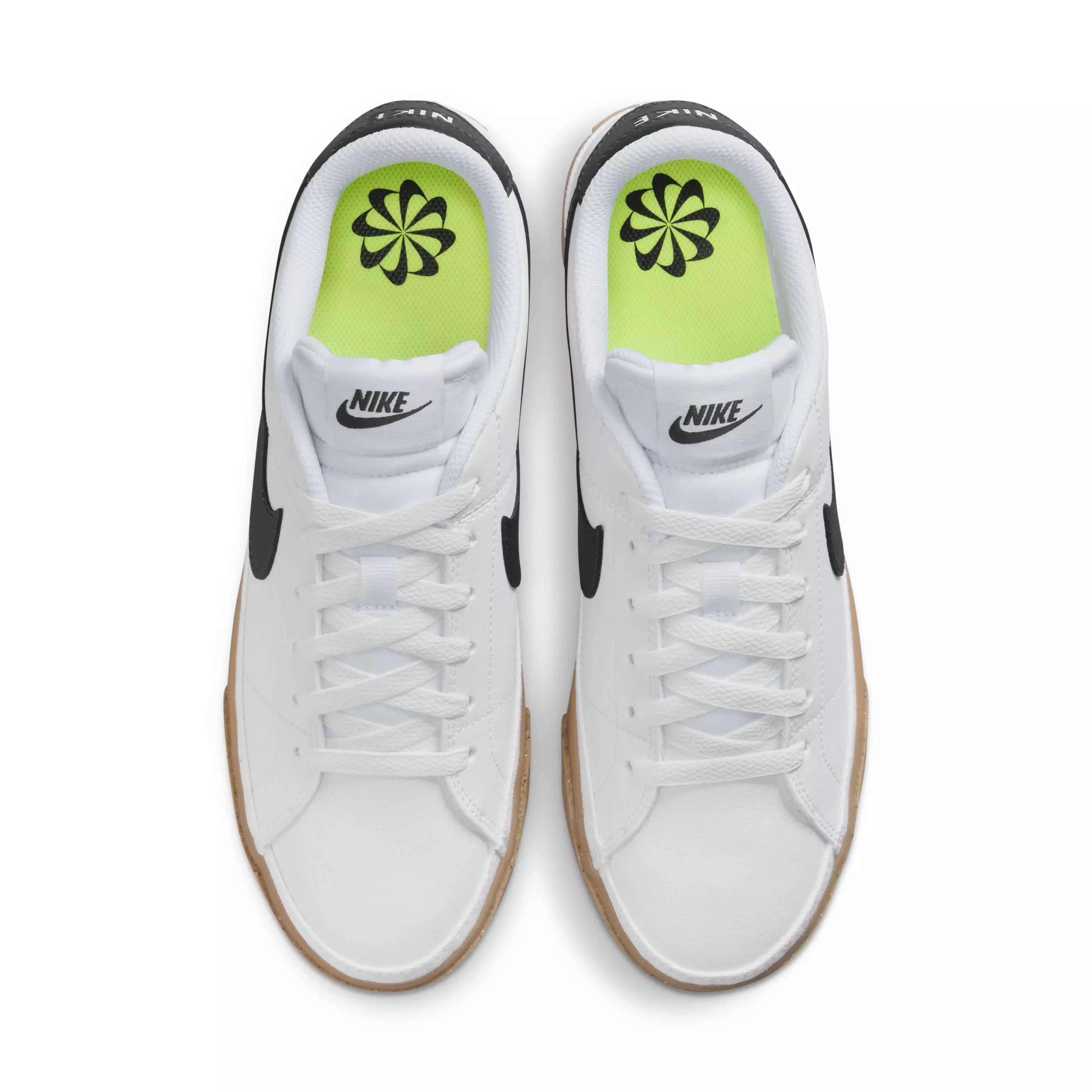 Nike Court Legacy Next Nature "White/Gum Yellow/Volt/Anthracite" Women's Shoe - WHITE/YELLOW/VOLT/ANTHRACITE