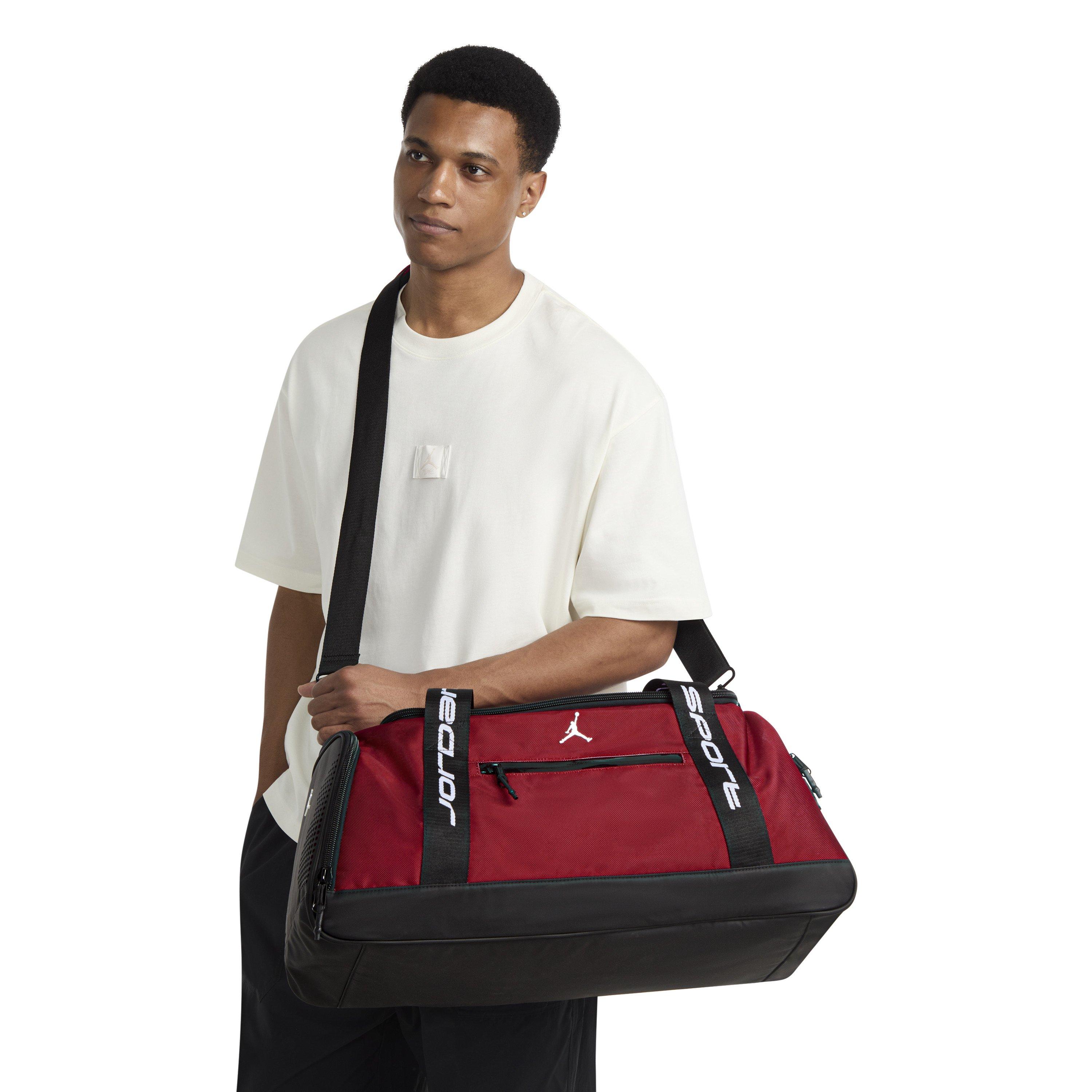 Jordan Sport Red Duffle Bag
