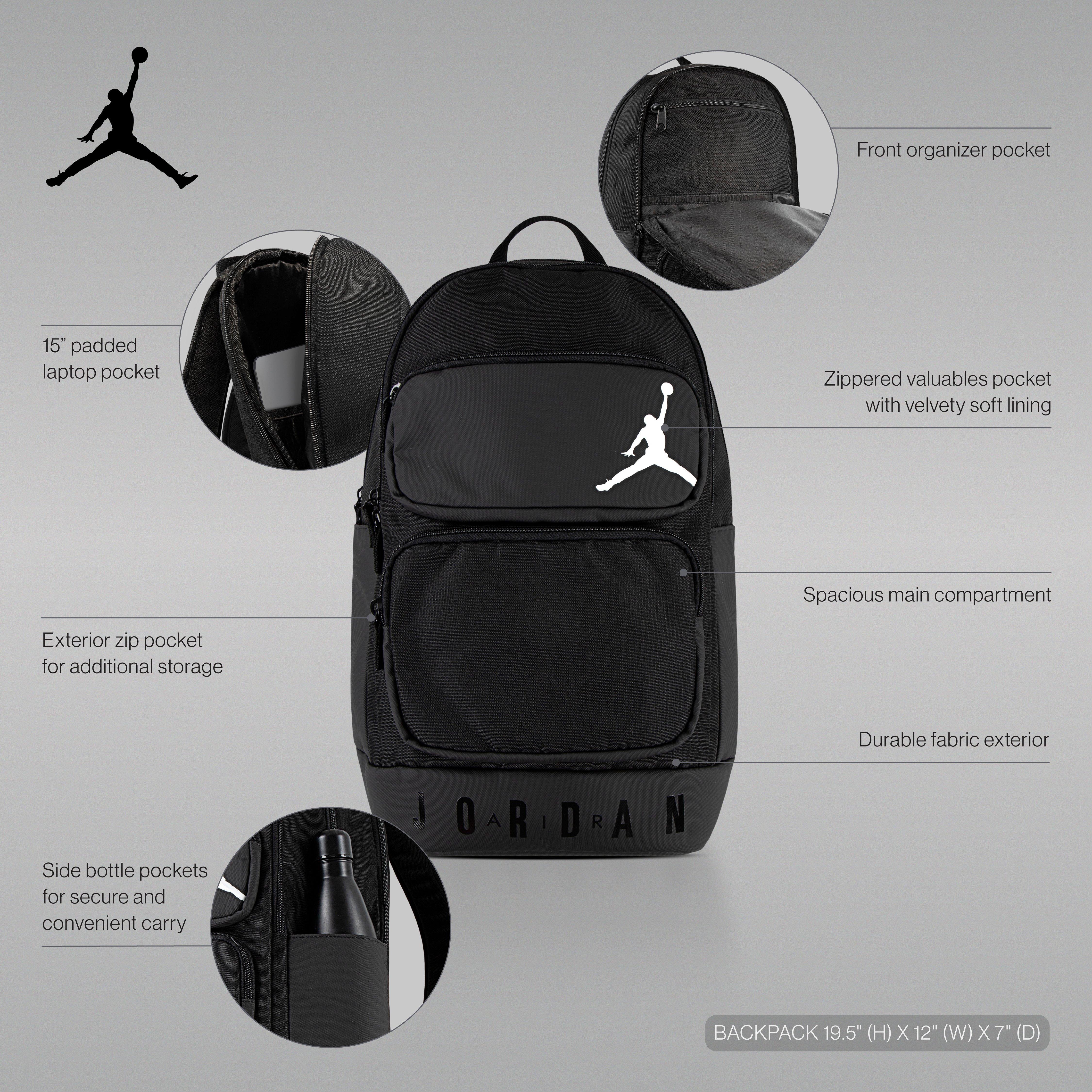 Jordan Essentials Black Backpack