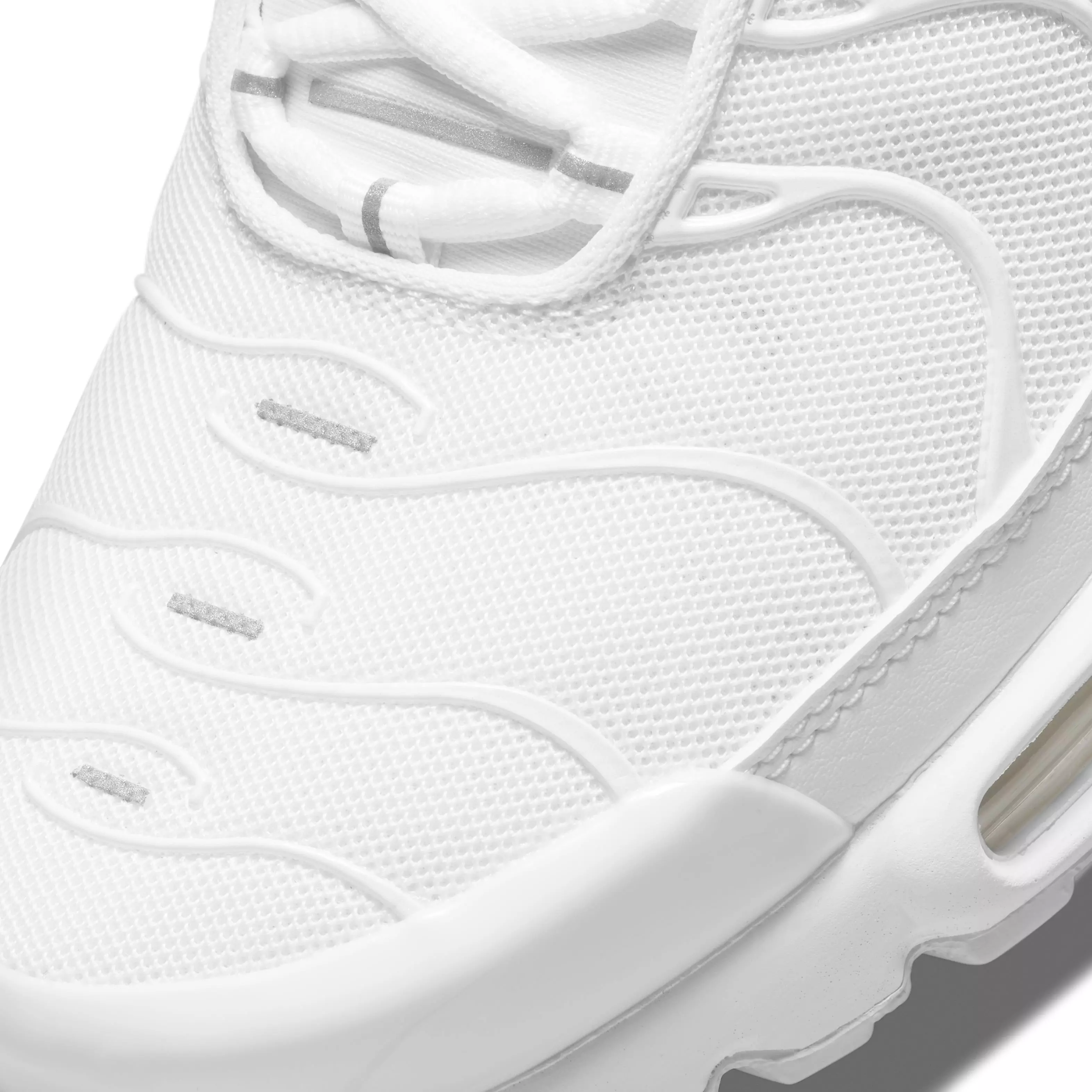 Nike Air Max Plus "White/Pure Platinum/White" Women's Shoe - WHITE/PLATINUM/WHITE