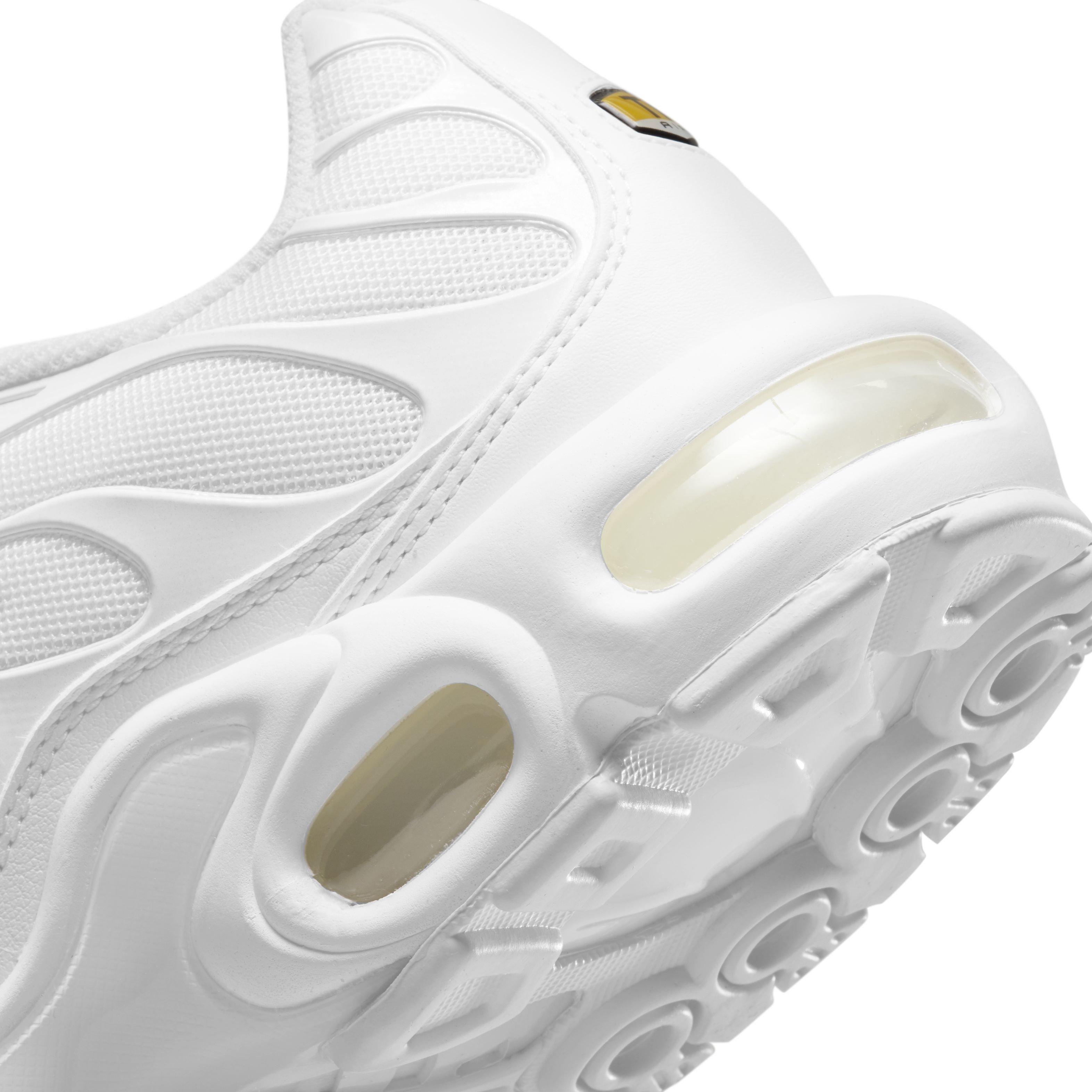 NIKE★WMNS AIR MAX PLUS★WHITE/WHITE/PURE PLATINUM Nike Womens Air Max Plus Shoes - White / White - Pure