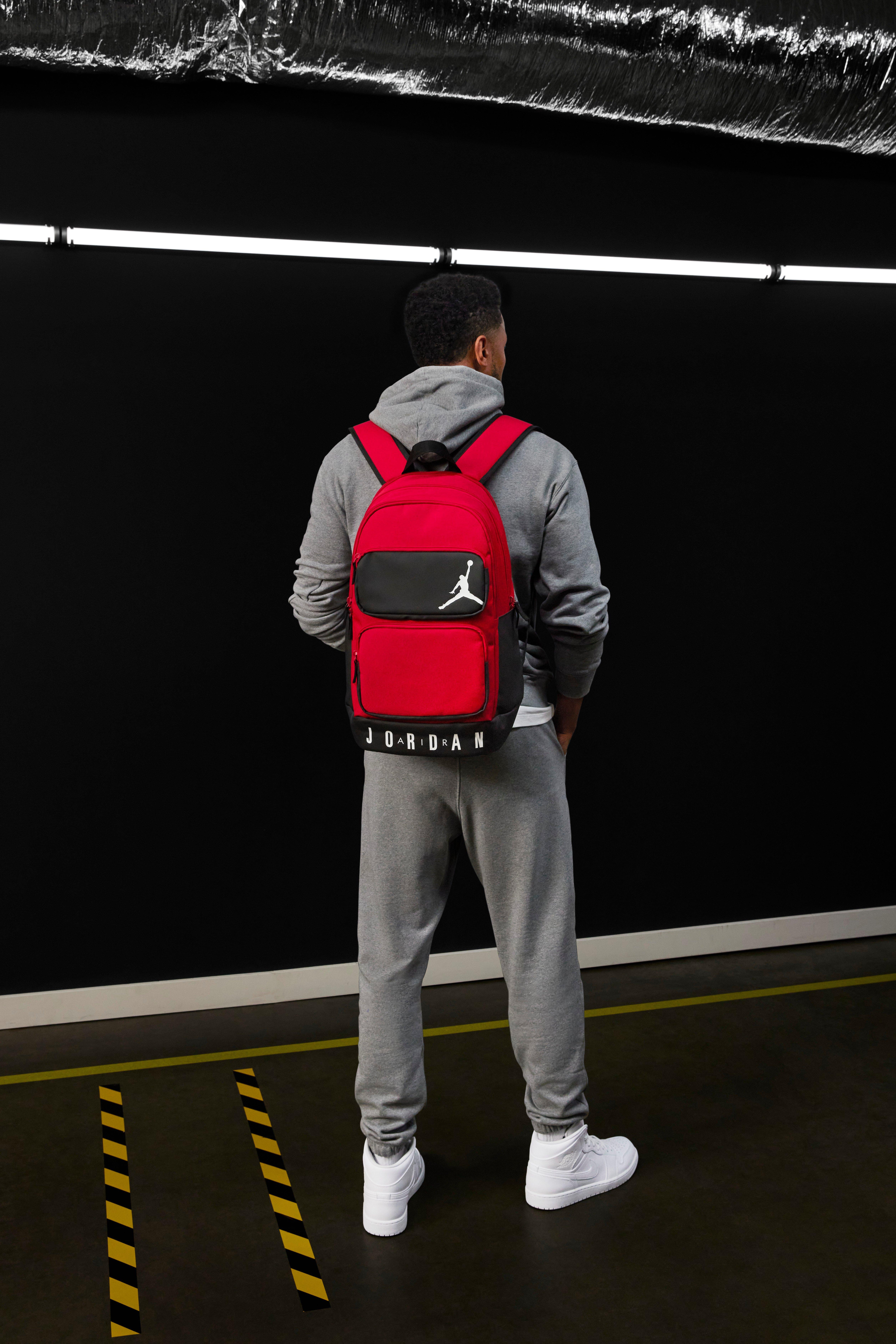 Jordan Essentials Red/Black Backpack