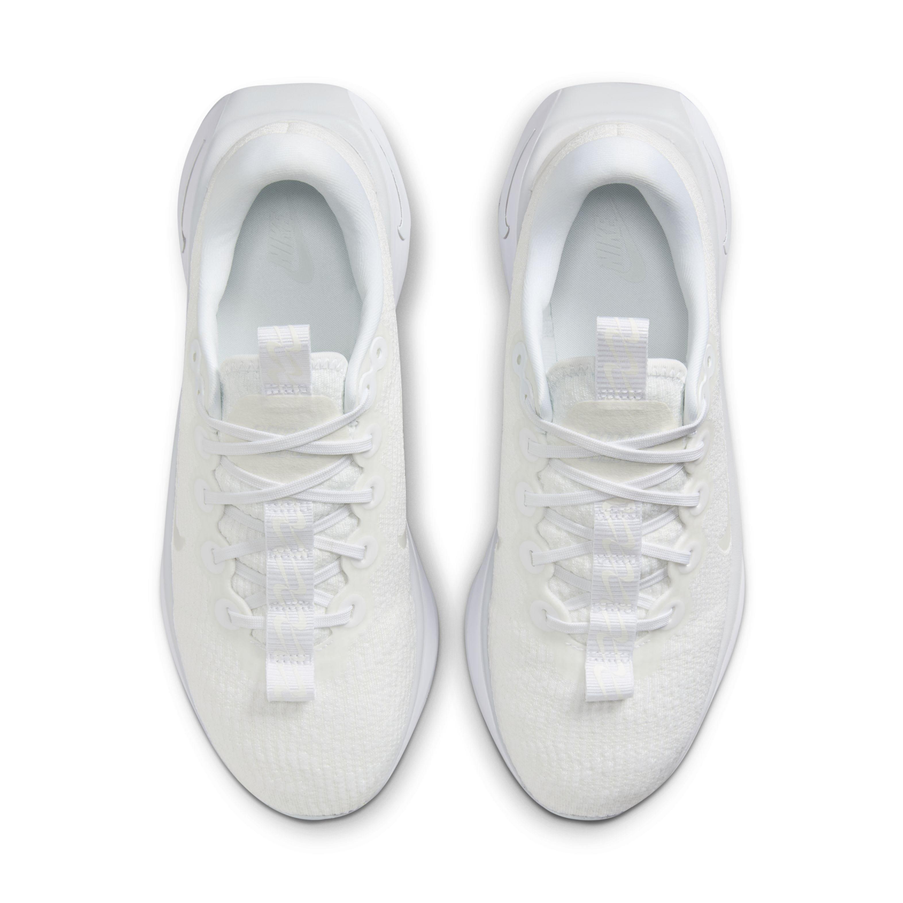 Nike Motiva "White/Summit White/Pure Platinum/White" Women's Walking Shoe - WHITE/WHITE/PLATINUM/WHITE Thumbnail View 4