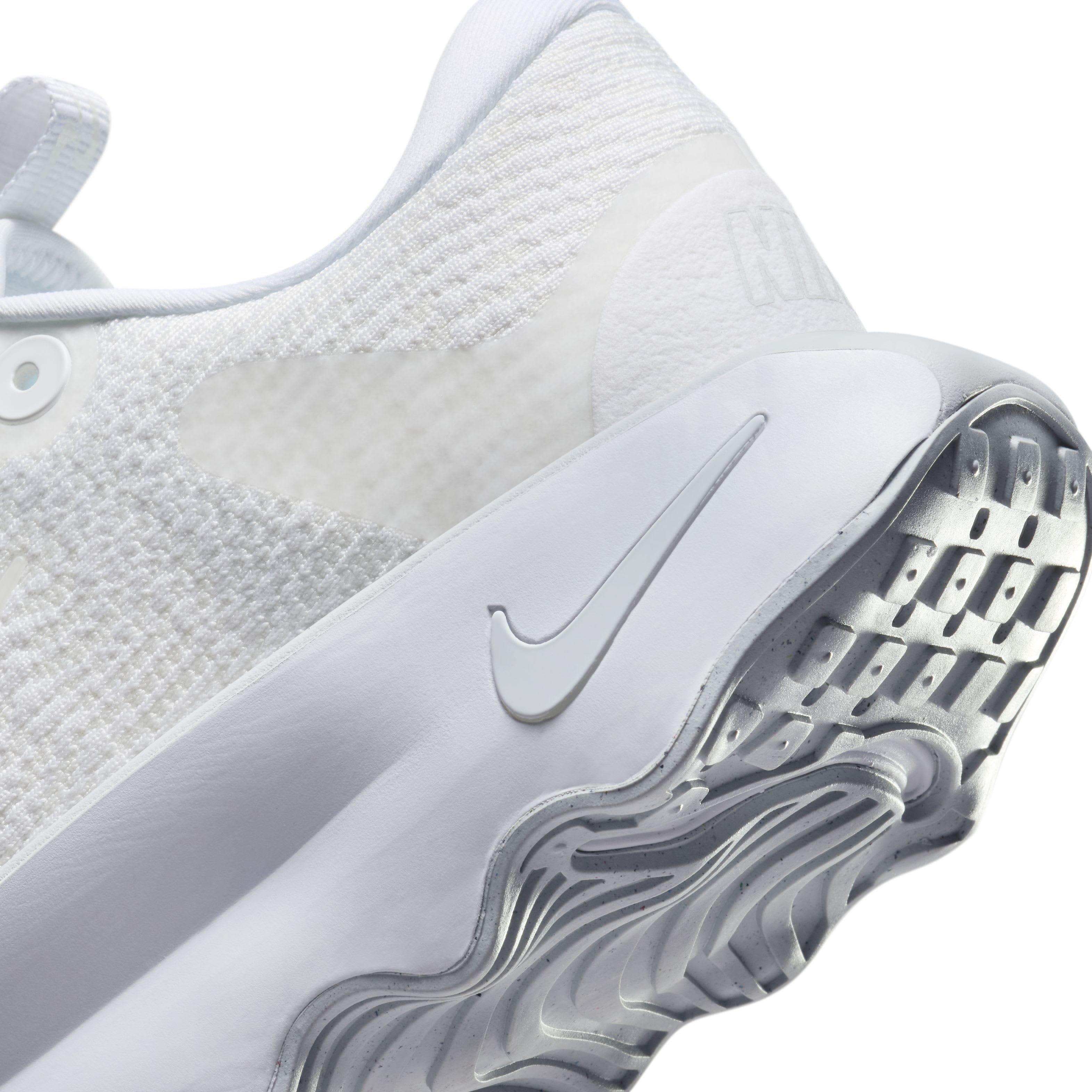 Nike Motiva "White/Summit White/Pure Platinum/White" Women's Walking Shoe - WHITE/WHITE/PLATINUM/WHITE Thumbnail View 8