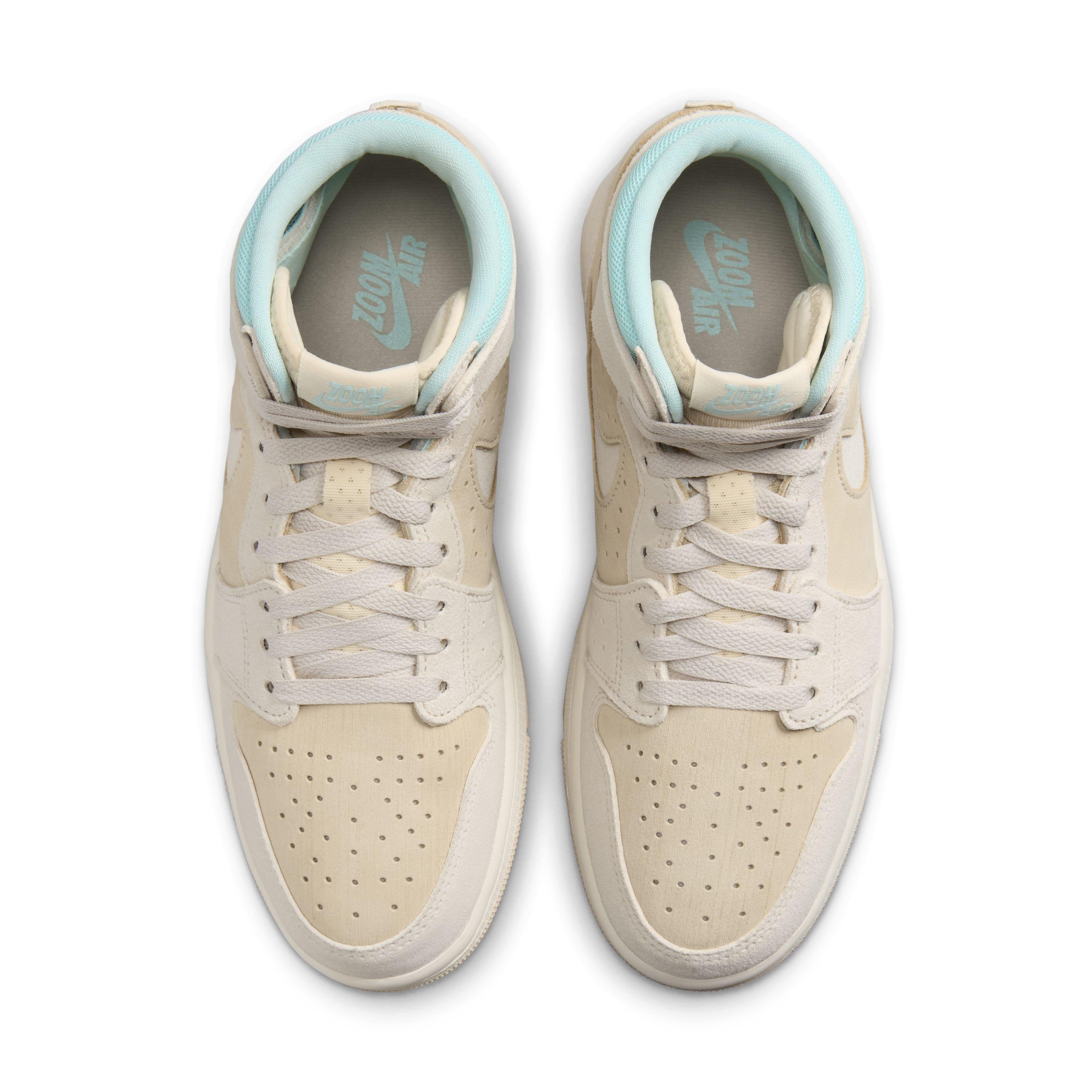 Jordan 1 Zoom CMFT 2 "Coconut Milk/Light Dew/Sail/Legend Light Brown" Women's Shoe - MILK/LT DEW/SAIL/LT BROWN Thumbnail View 4