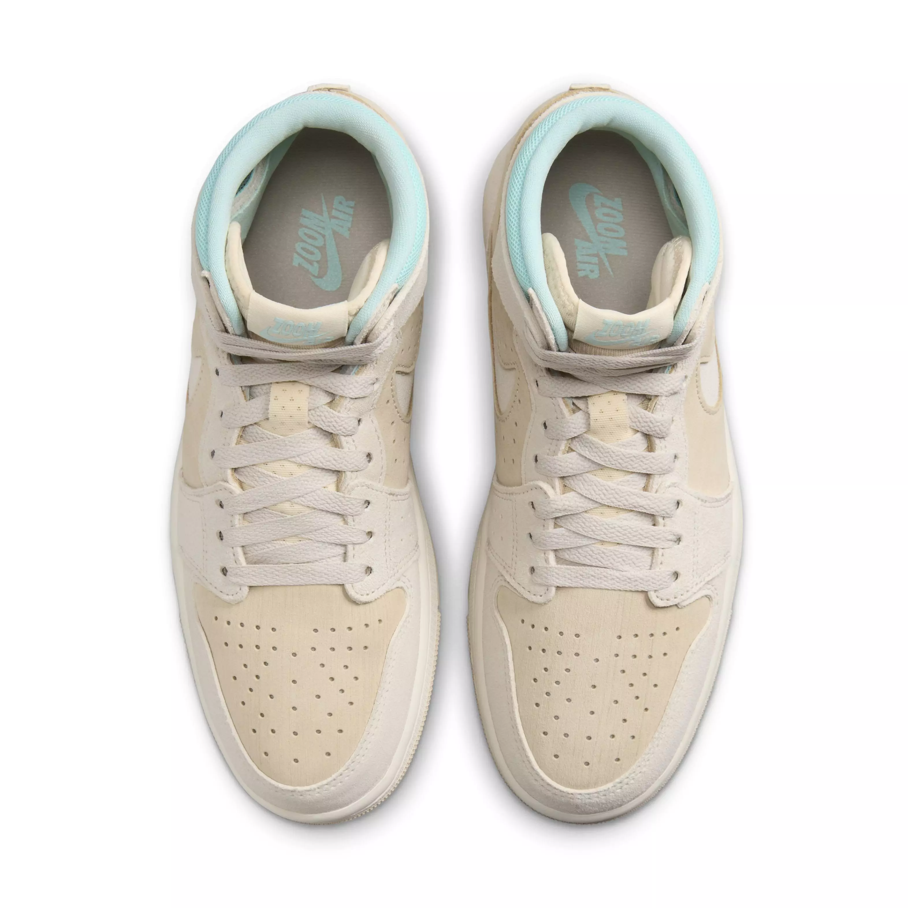 Jordan 1 Zoom CMFT 2 "Coconut Milk/Light Dew/Sail/Legend Light Brown" Women's Shoe - MILK/LT DEW/SAIL/LT BROWN