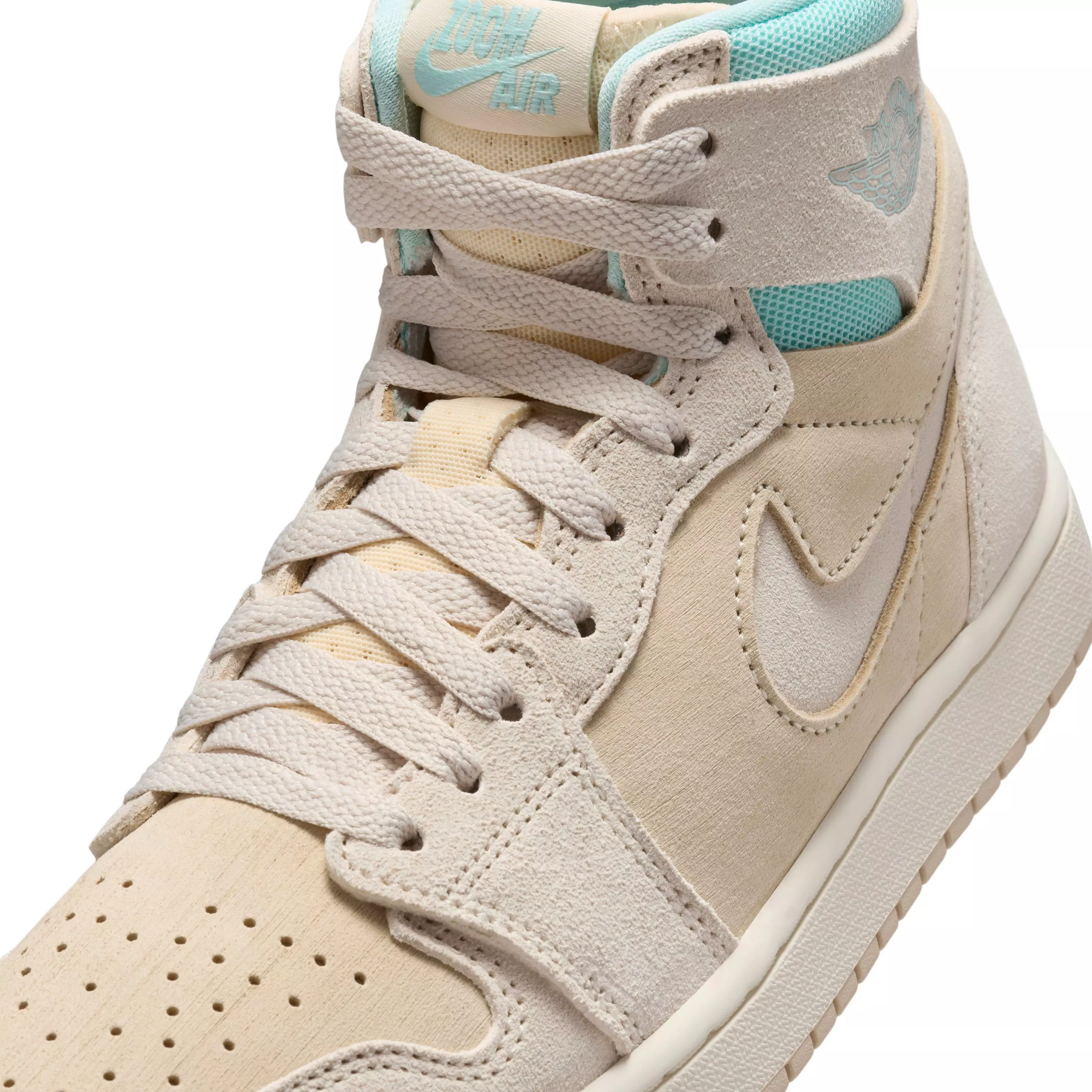 Jordan 1 Zoom CMFT 2 "Coconut Milk/Light Dew/Sail/Legend Light Brown" Women's Shoe - MILK/LT DEW/SAIL/LT BROWN