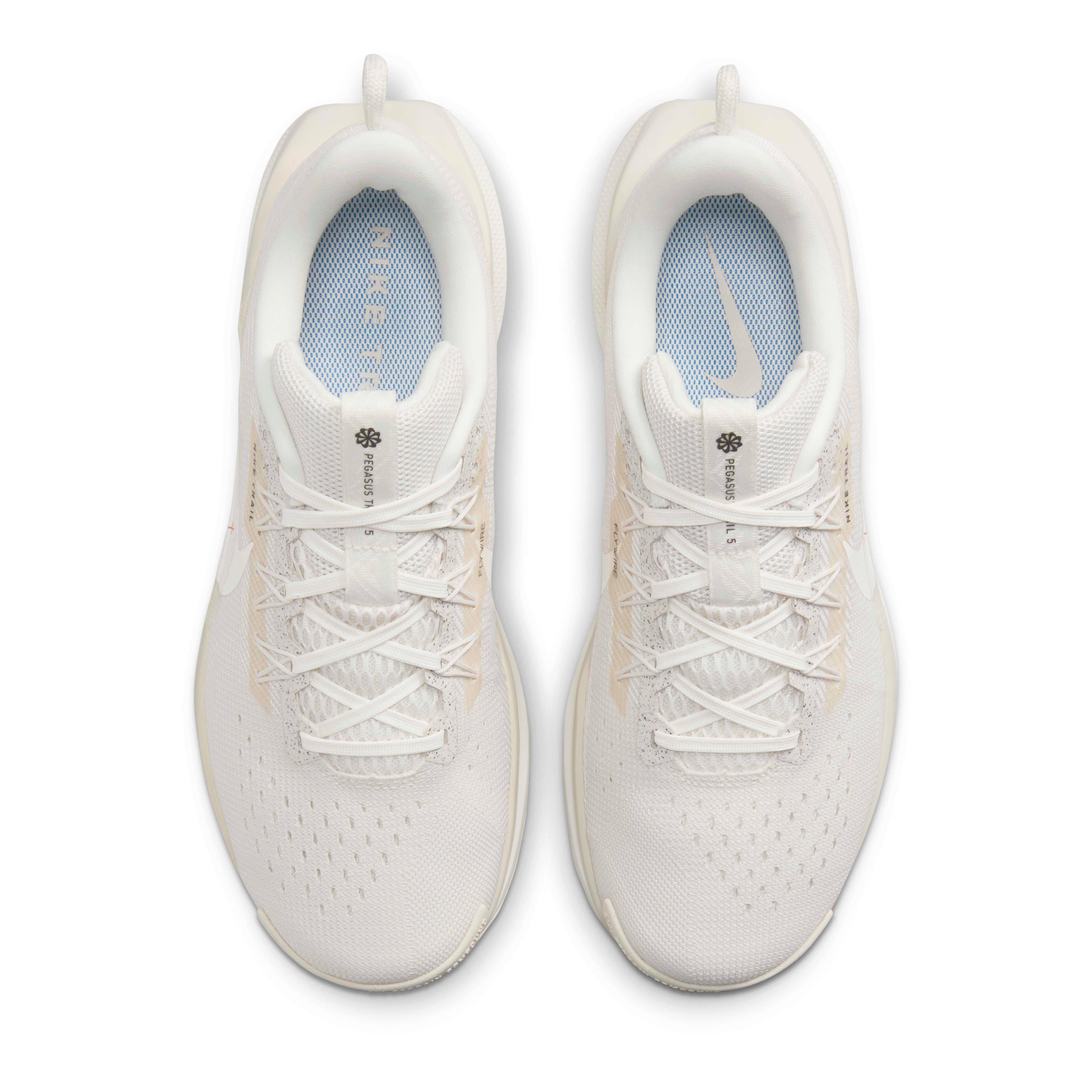 Nike Pegasus Trail 5 "Phantom/Picante Red/Black/Sail" Women's Trail Running Shoe - PHANTOM/RED/BLACK/SAIL Thumbnail View 4