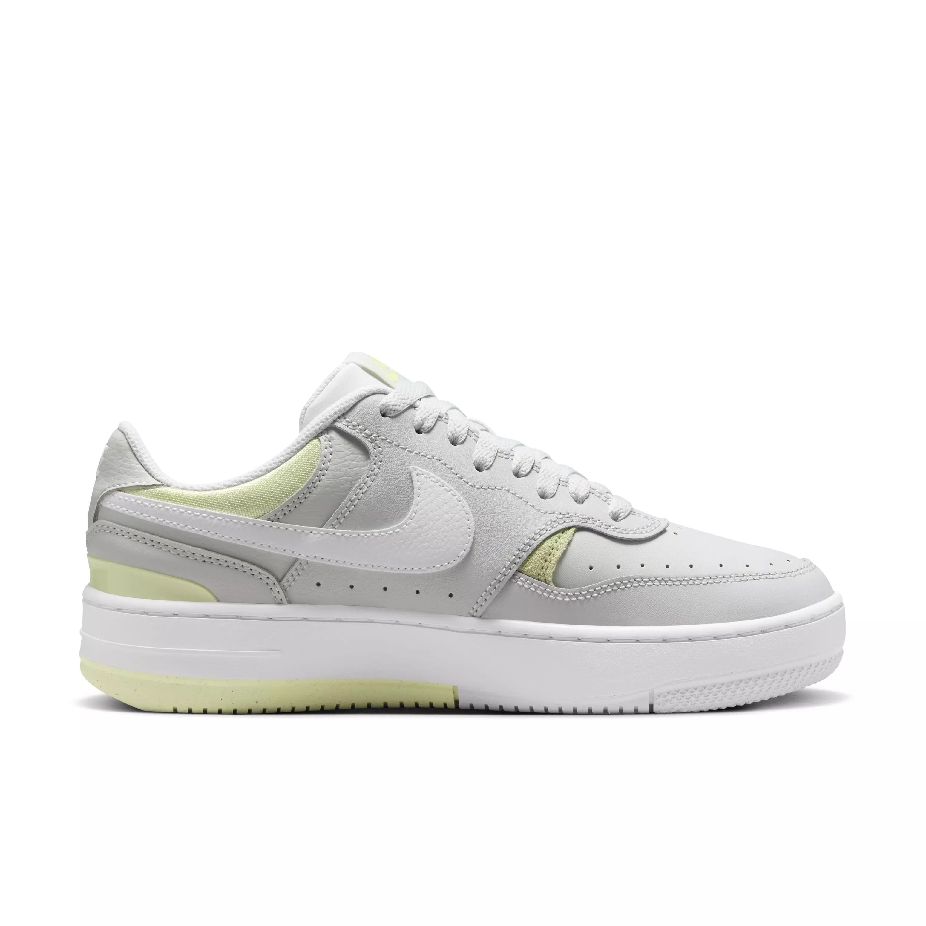 Nike Gamma Force "Light Silver/Life Lime/White" Women's Shoe - LT SILVER/LIME/WHITE