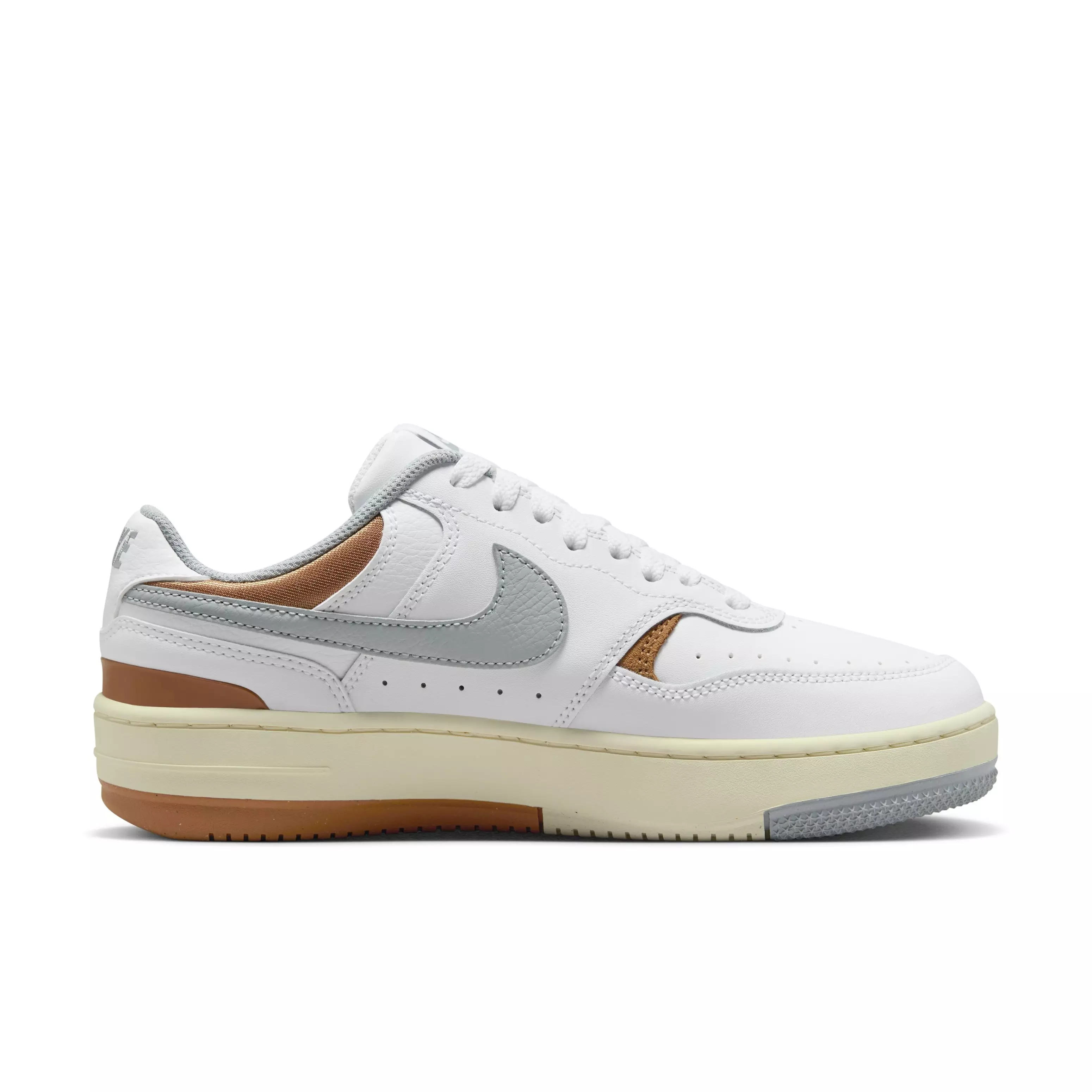 Nike Gamma Force "White/Flax/Coconut Milk/Light Pumice" Women's Shoe - WHITE/FLAX/MILK/LT PUMICE