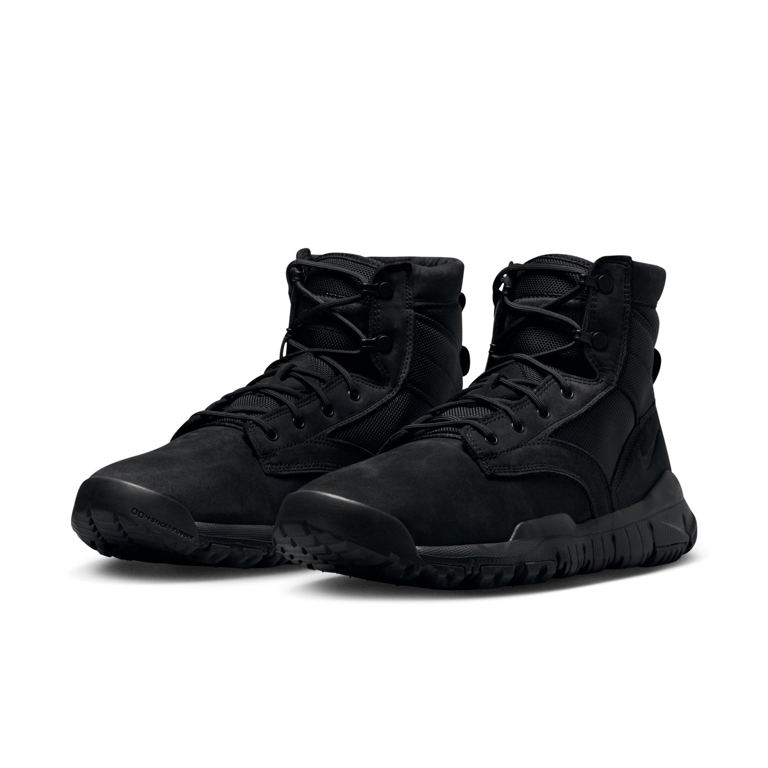 Nike SFB 6 NSW Leather "Black/Black/Black" Men's Boot - BLACK/BLACK/BLACK Thumbnail View 3