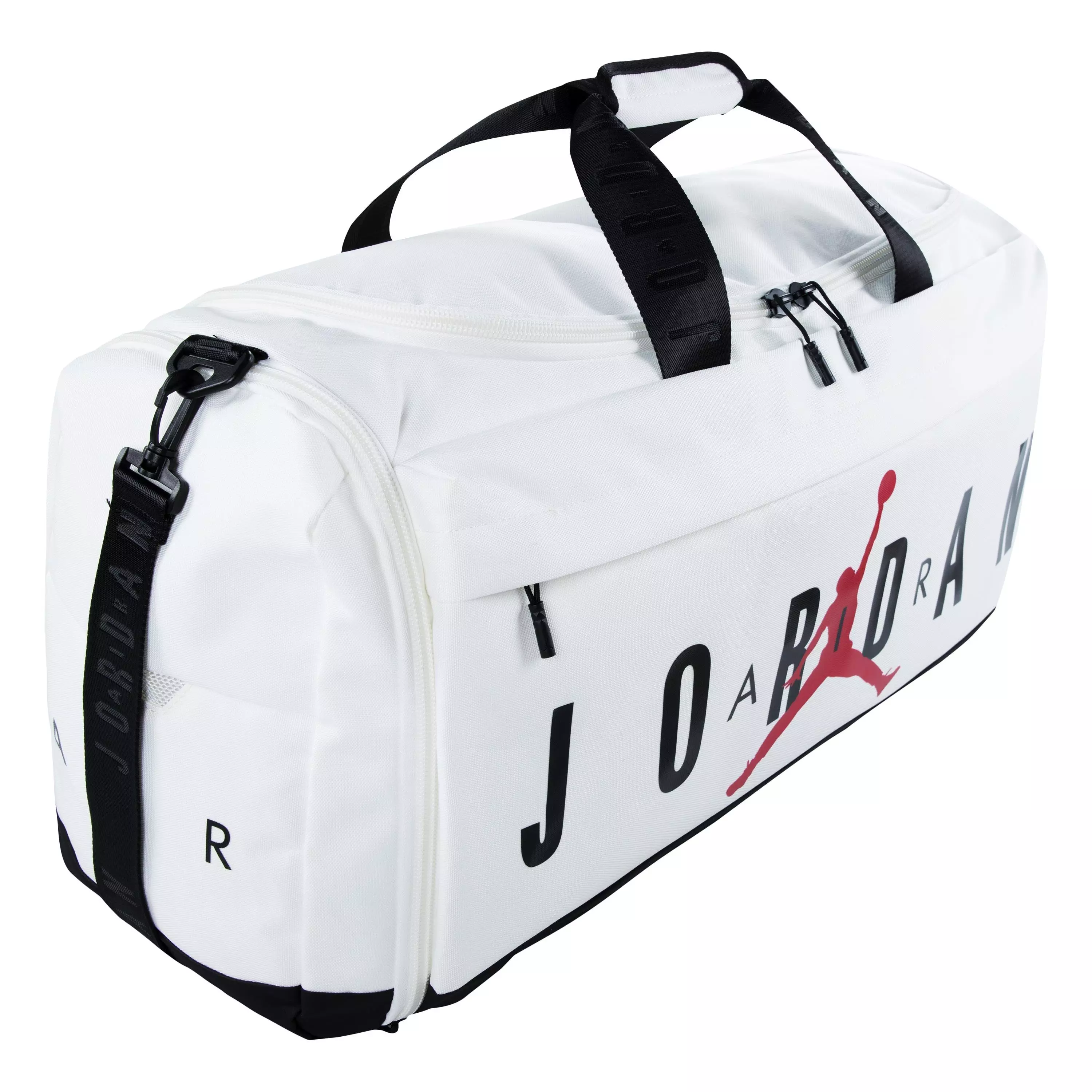Jordan Velocity Duffle Bag - White/Black - WHITE