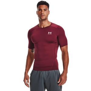 Under Armour Men's Red/White HeatGear® Short Sleeve Tee