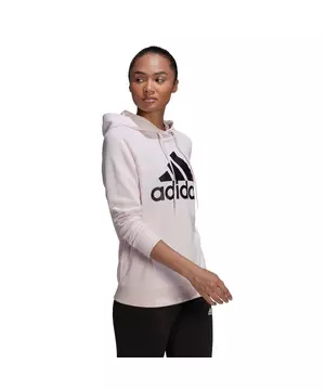 adidas Women's Essentials Relaxed Logo Hoodie-Pink