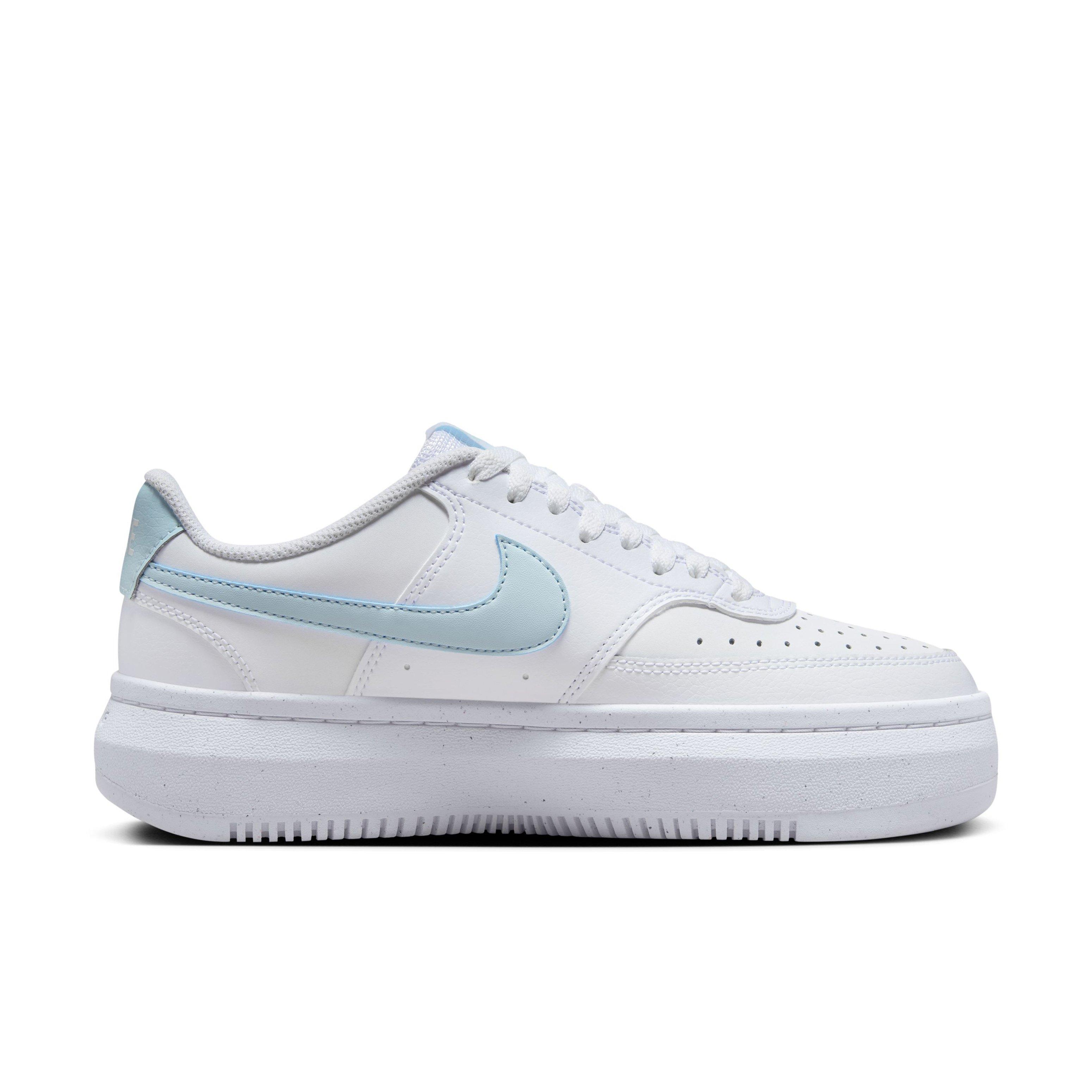 Nike Court Vision Alta "White/Glacier Blue" Women's Shoe - WHITE/BLUE Thumbnail View 1