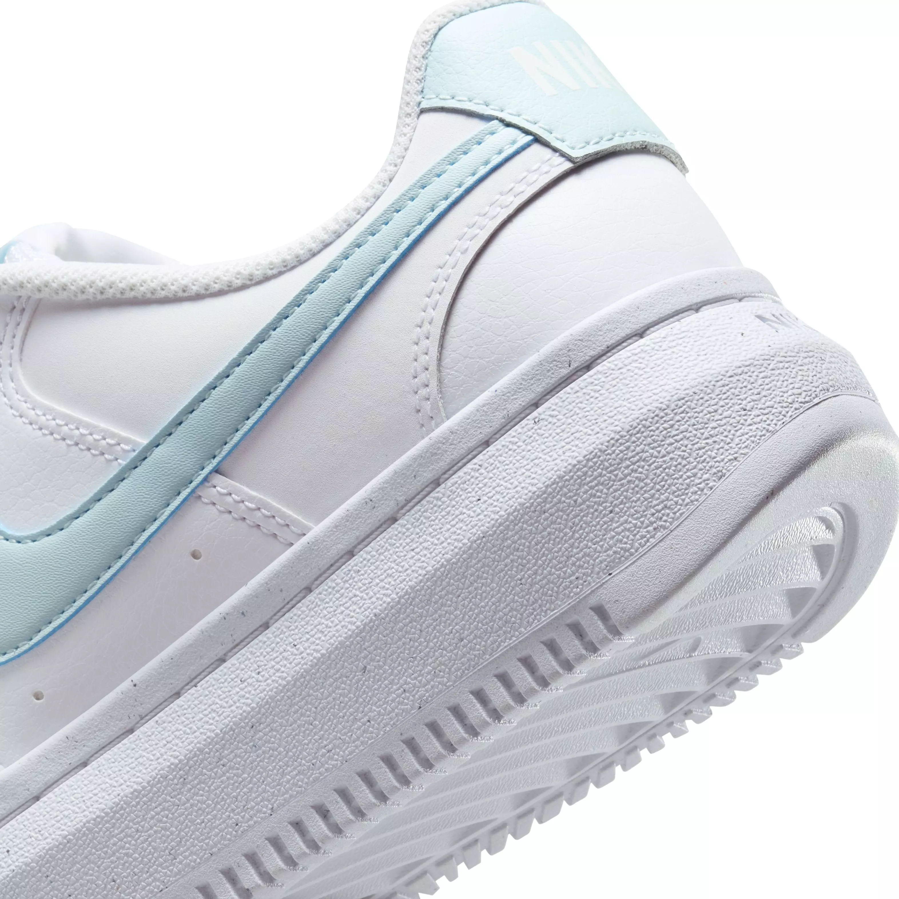 Nike Court Vision Alta "White/Glacier Blue" Women's Shoe - WHITE/BLUE
