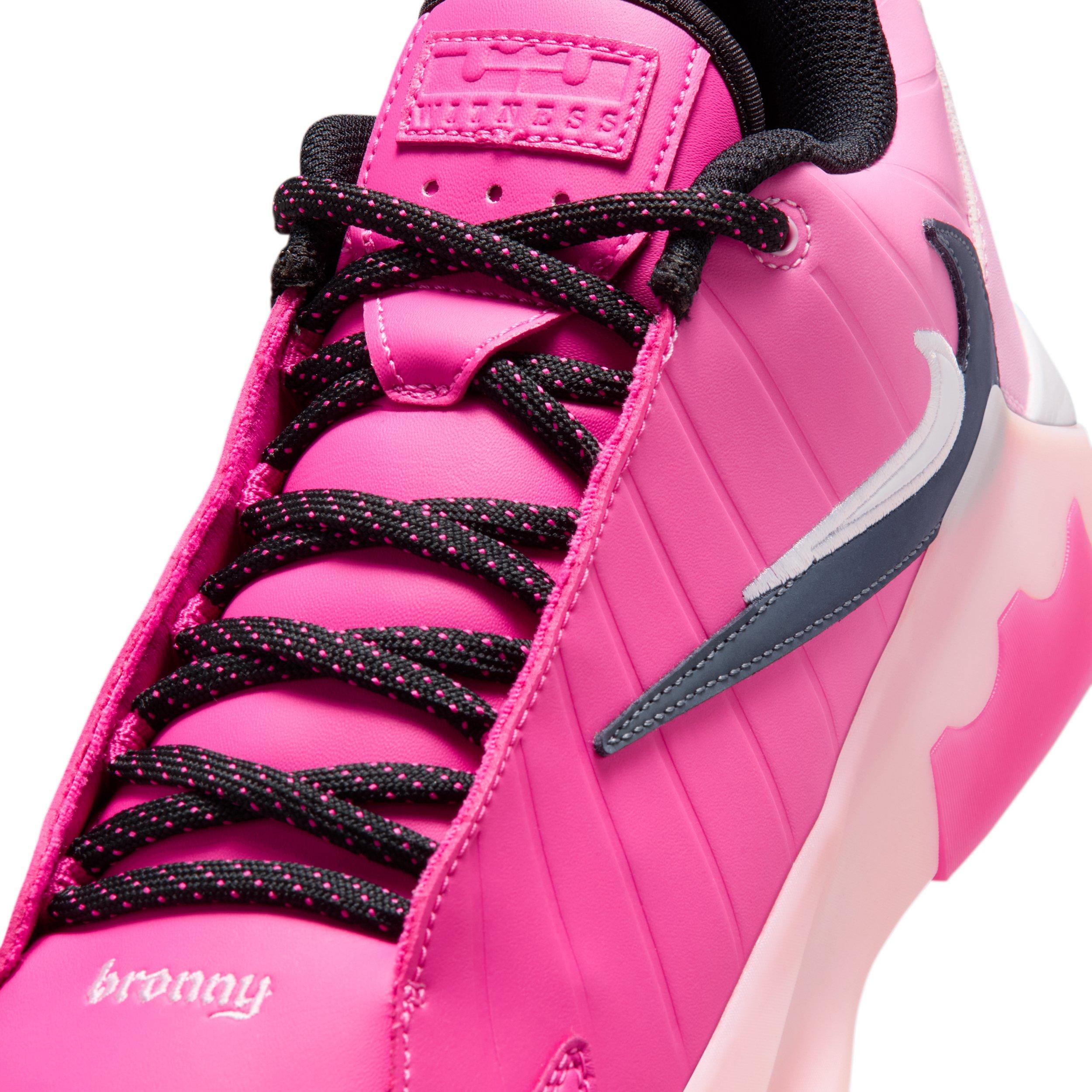 Nike LeBron Witness 9 "Desert Pink/Pink Rise/White/Black" Men's Basketball Shoe - PINK/PINK/WHITE/BLACK Thumbnail View 7