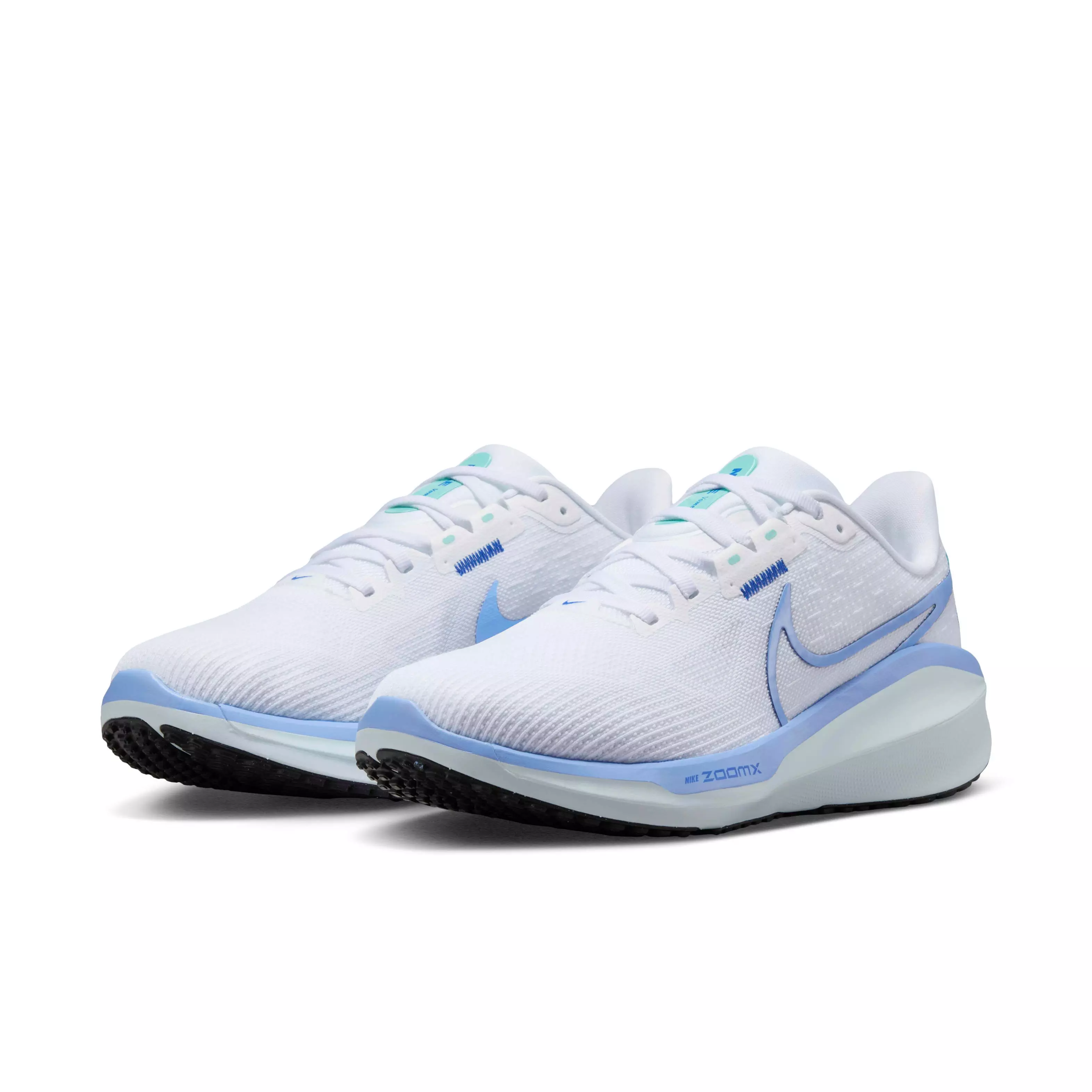 Nike Vomero 17 "White/Glacier Blue/Green Frost/Royal Pulse" Women's Running Shoe - WHITE/BLUE/GREEN/ROYAL