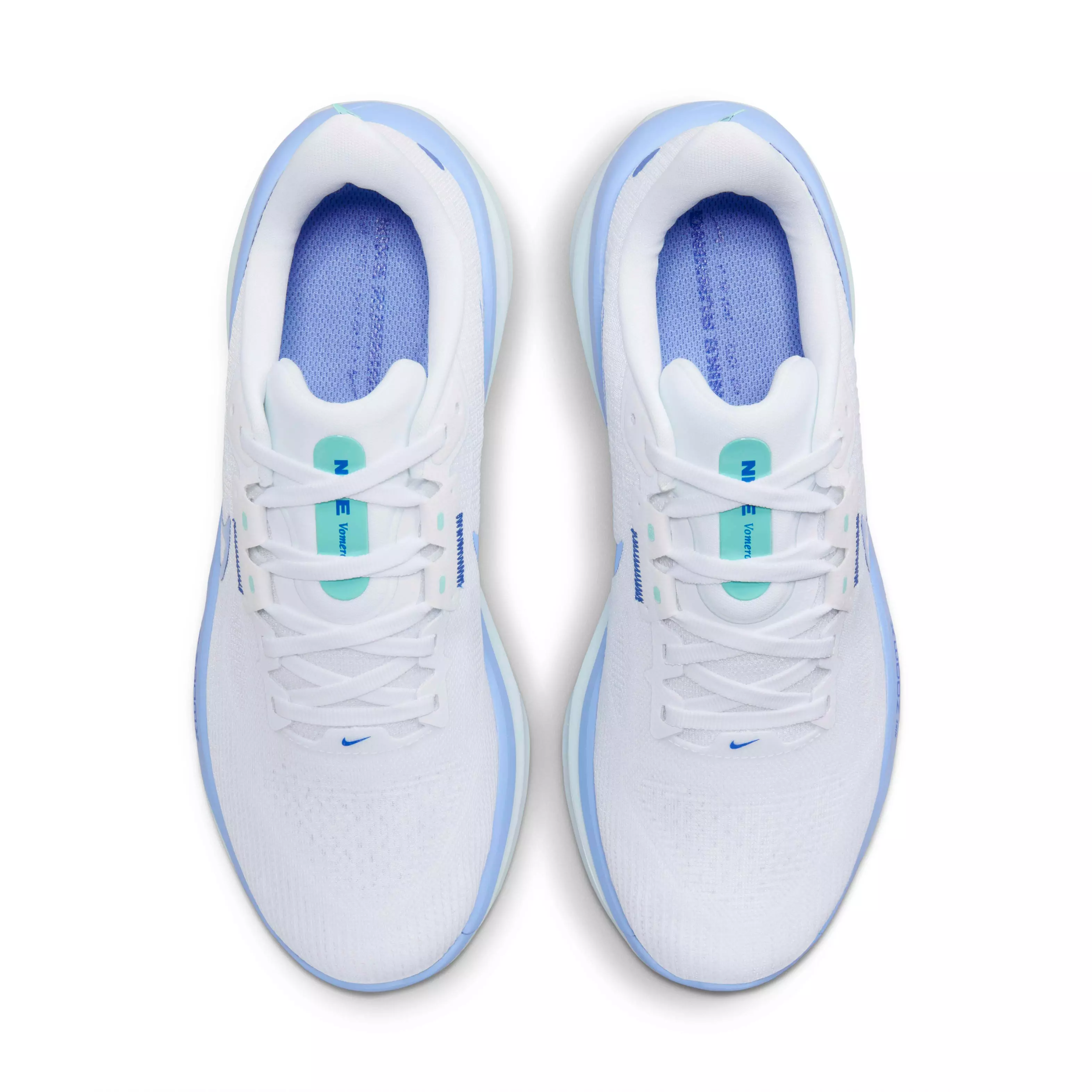 Nike Vomero 17 "White/Glacier Blue/Green Frost/Royal Pulse" Women's Running Shoe - WHITE/BLUE/GREEN/ROYAL