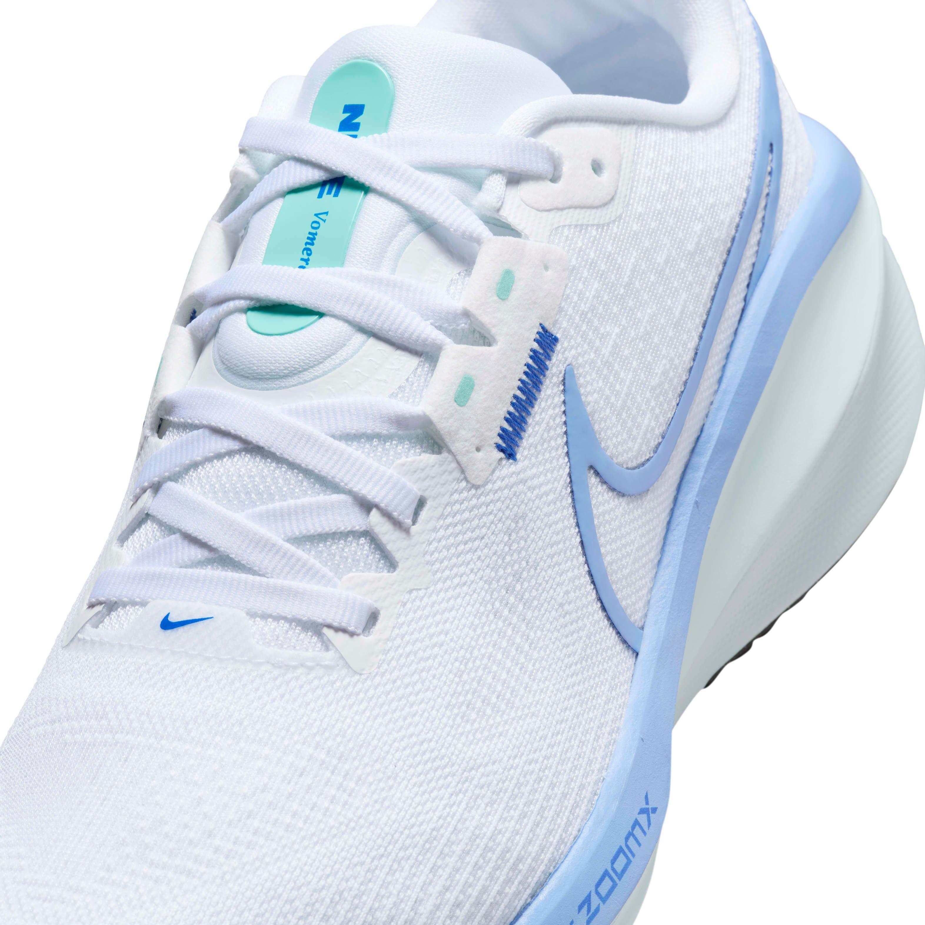 Nike Vomero 17 "White/Glacier Blue/Green Frost/Royal Pulse" Women's Running Shoe - WHITE/BLUE/GREEN/ROYAL Thumbnail View 7
