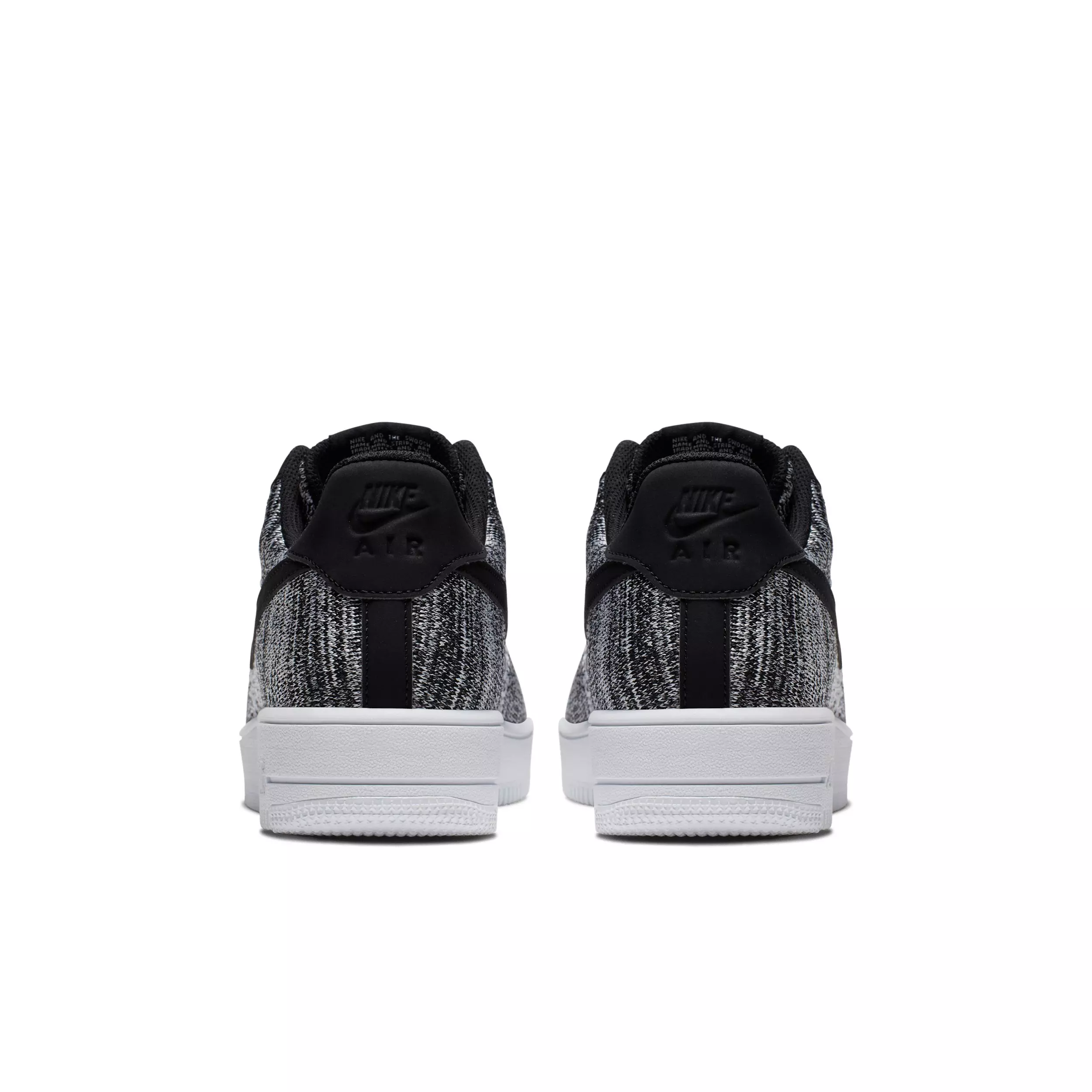 Nike Air Force 1 Flyknit 2.0 "Black/Black/White/Pure Platinum" Men's Shoe - BLACK/BLACK/WHITE/PLATINUM