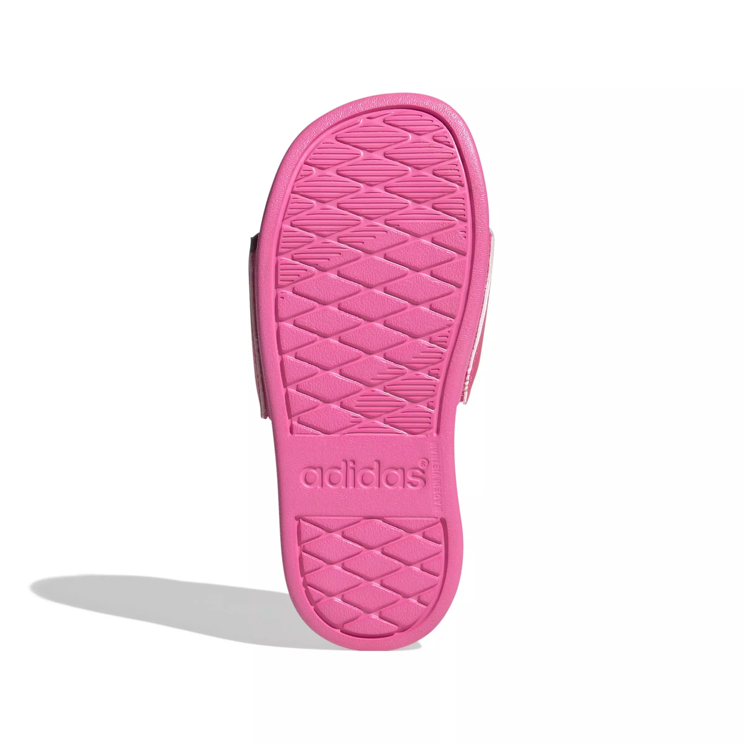 adidas Adilette Comfort Messi "Flash Aqua/Lucid Pink/Lucid Cyan" Preschool Kids' Slide - BLUE/PINK