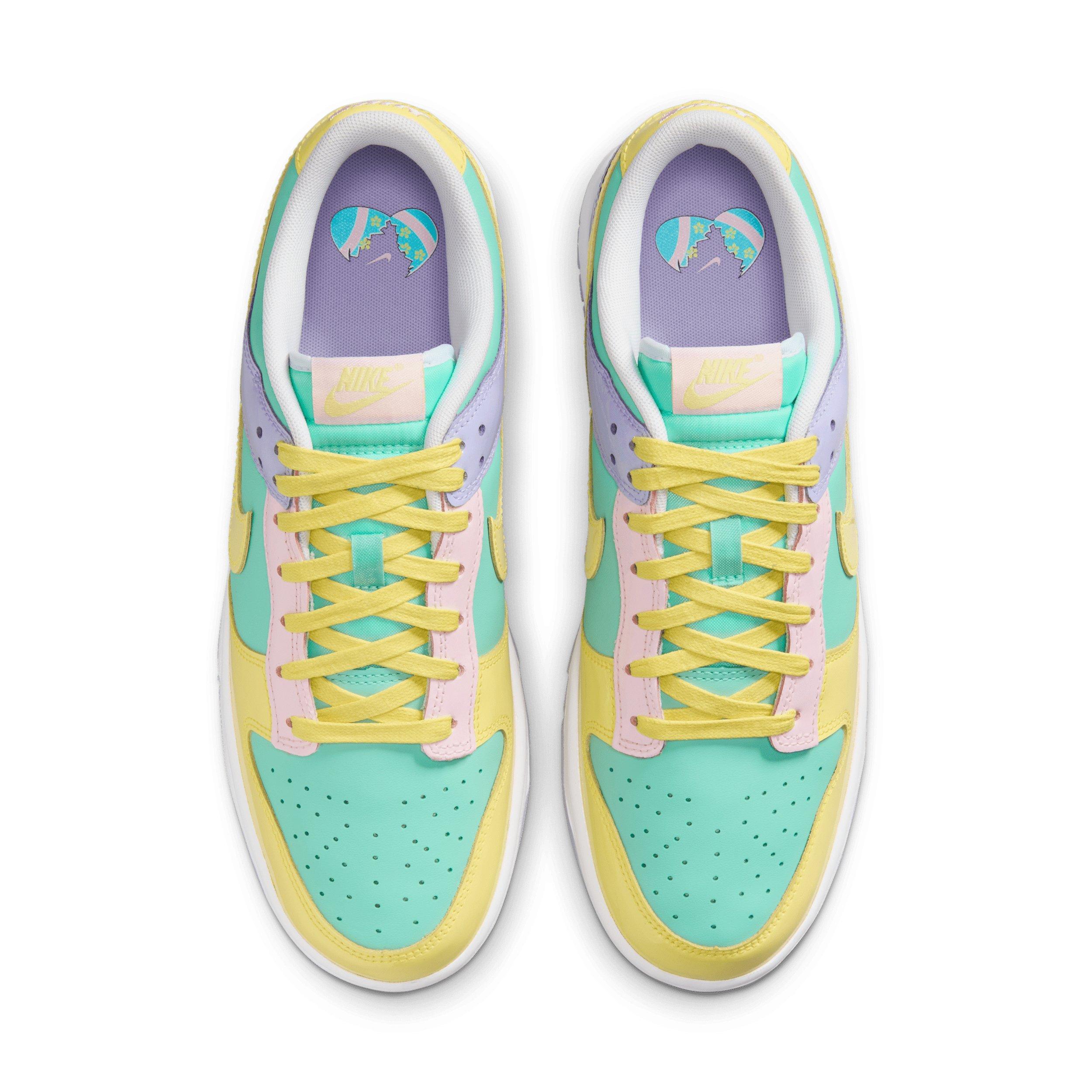 Nike Dunk Low Retro "Emerald Rise/Hydrangeas/White/Yellow Pulse" Men's Shoe - EMERALD/HYDRANGEAS/WHITE/YELLOW Thumbnail View 4