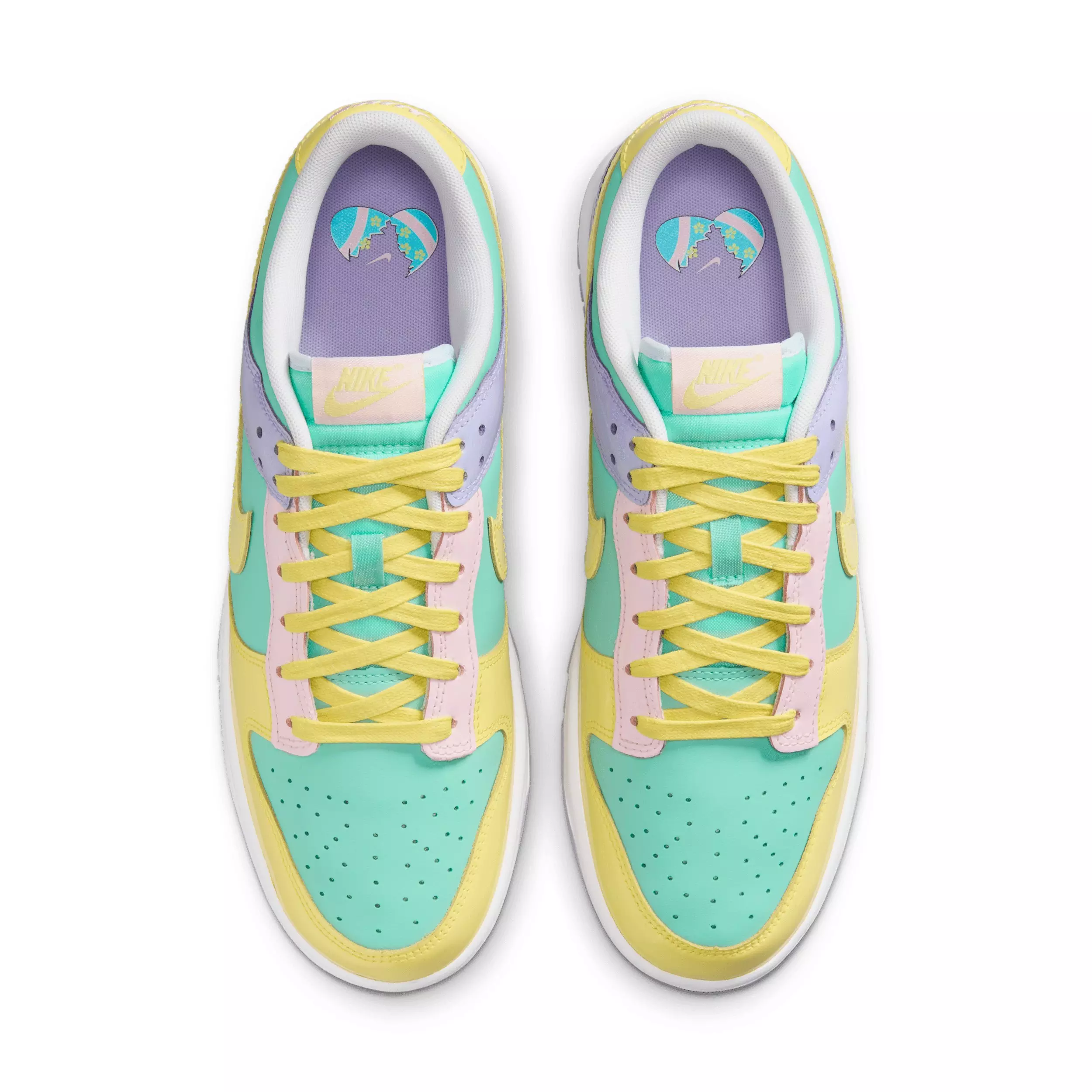 Nike Dunk Low Retro "Emerald Rise/Hydrangeas/White/Yellow Pulse" Men's Shoe - EMERALD/HYDRANGEAS/WHITE/YELLOW