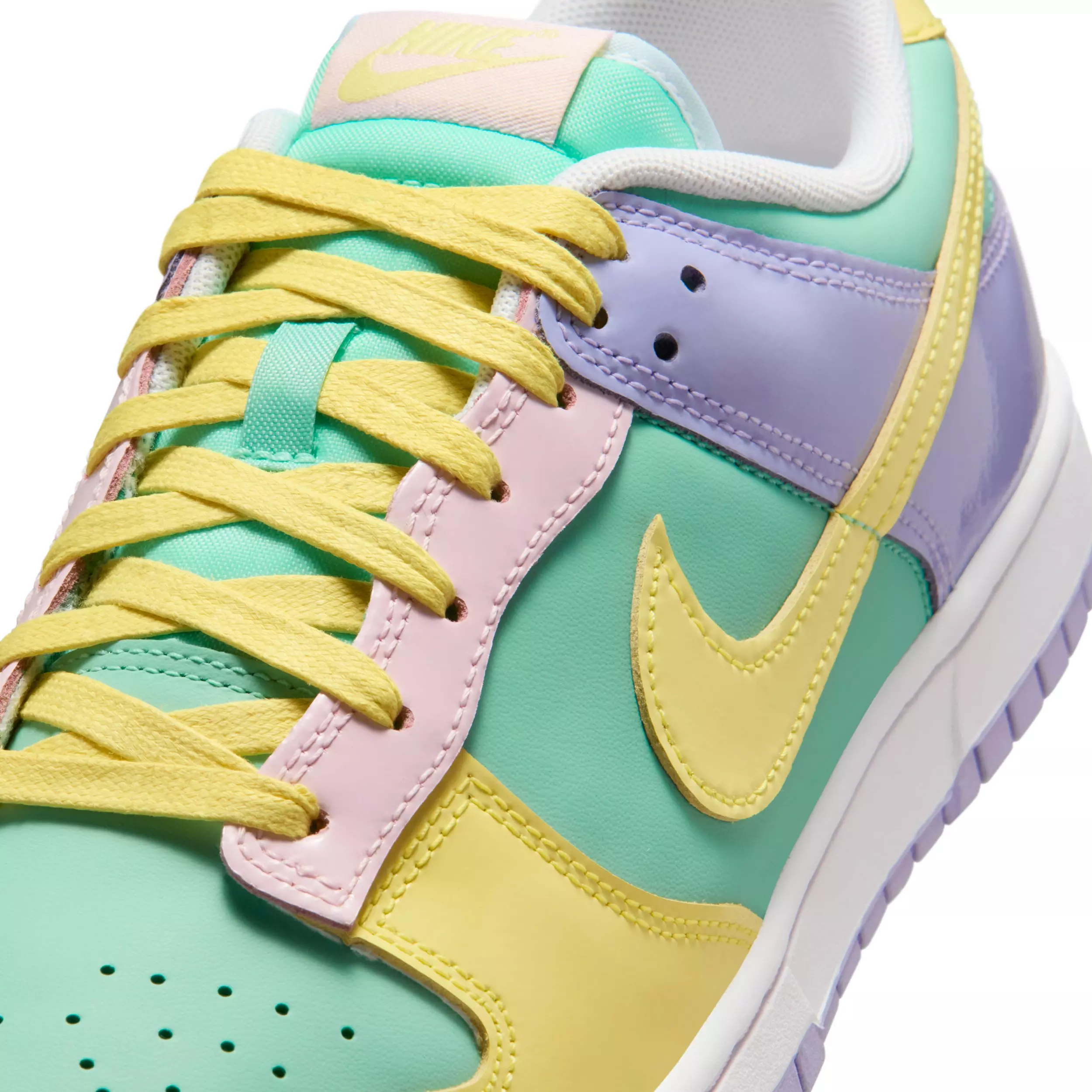Nike Dunk Low Retro "Emerald Rise/Hydrangeas/White/Yellow Pulse" Men's Shoe - EMERALD/HYDRANGEAS/WHITE/YELLOW