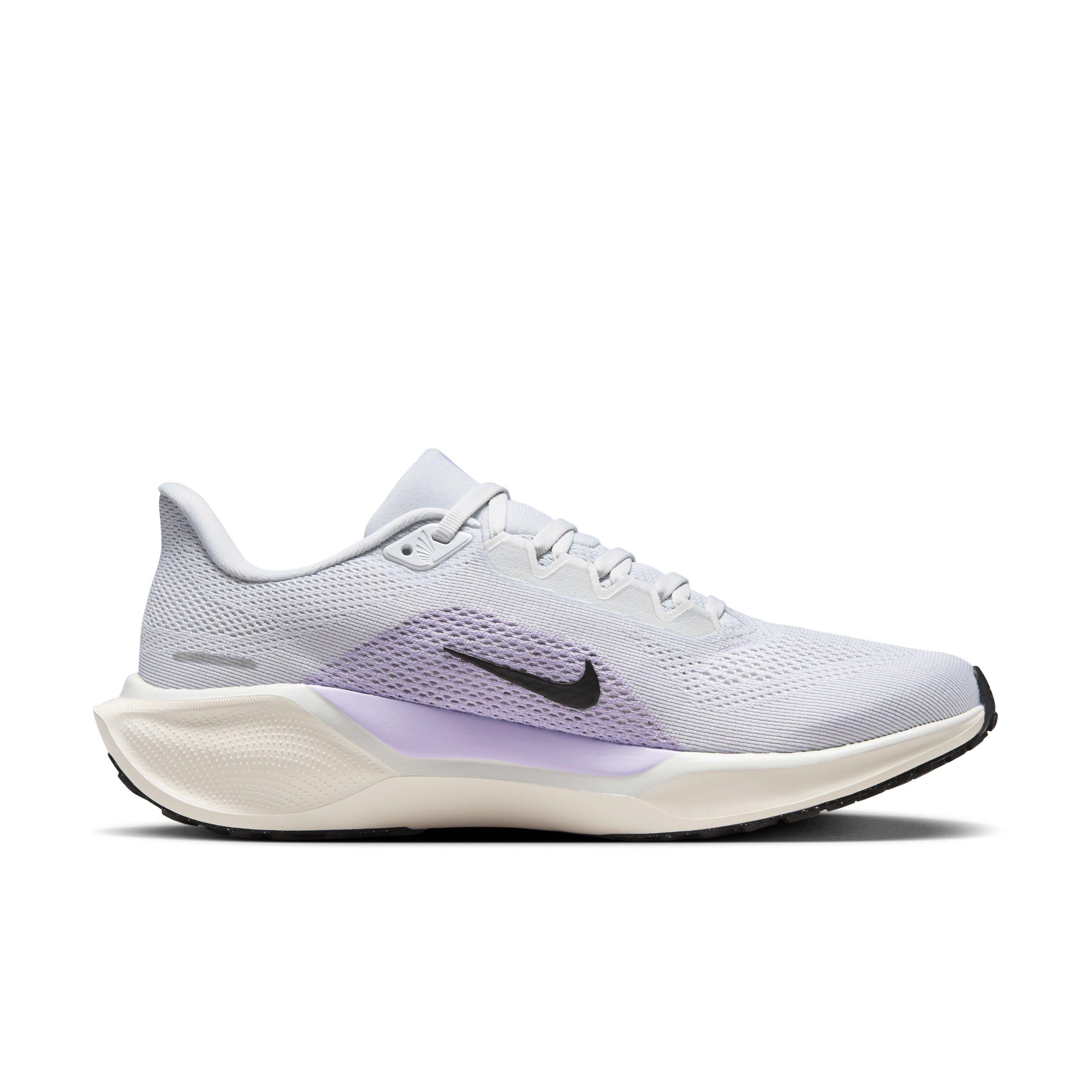 Nike Pegasus 41 "Pure Platinum/Lilac Bloom/Platinum Tint/Black" Women's Running Shoe - PLATINUM/LILAC/PLATINUM/BLACK Thumbnail View 1