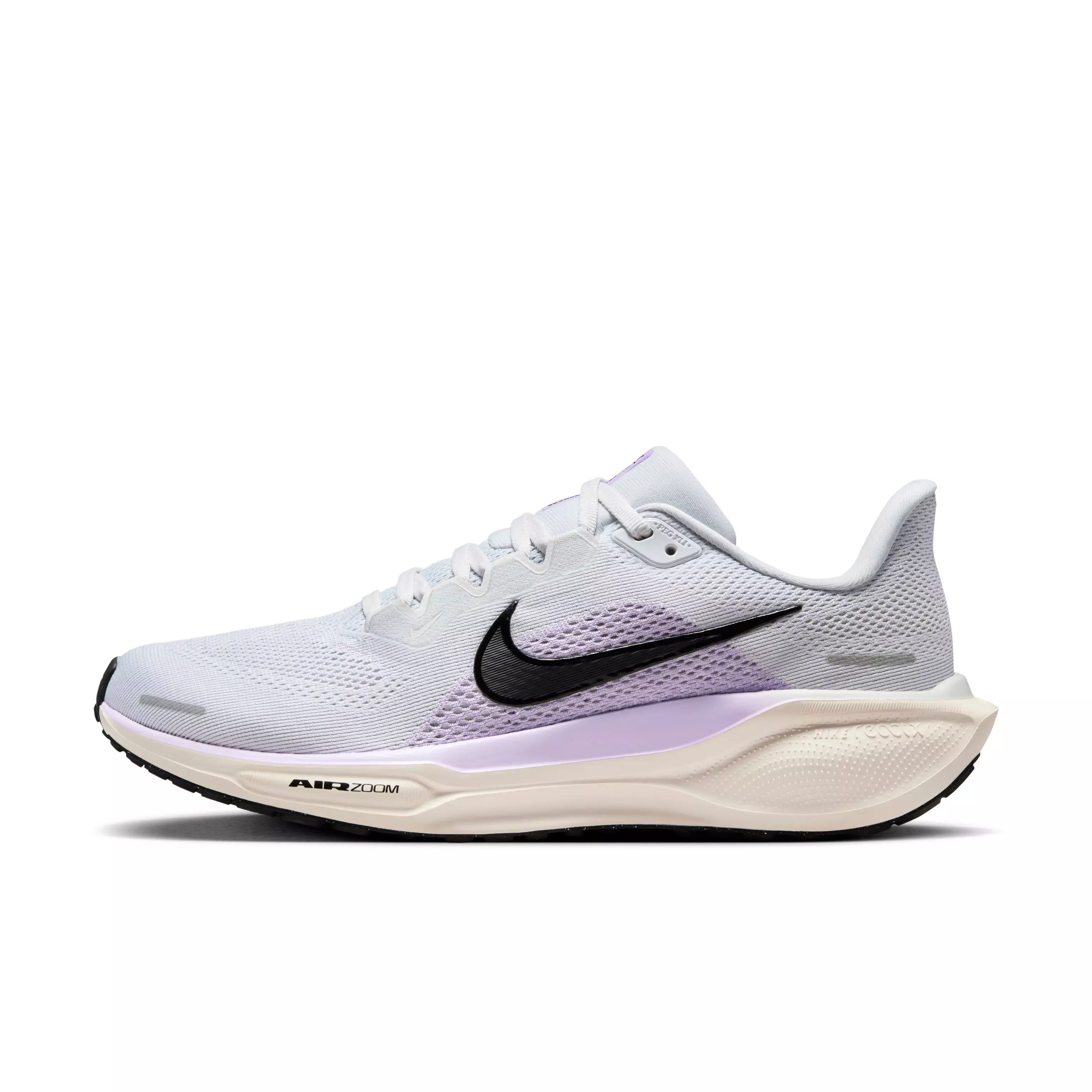 Nike Pegasus 41 "Pure Platinum/Lilac Bloom/Platinum Tint/Black" Women's Running Shoe - PLATINUM/LILAC/PLATINUM/BLACK