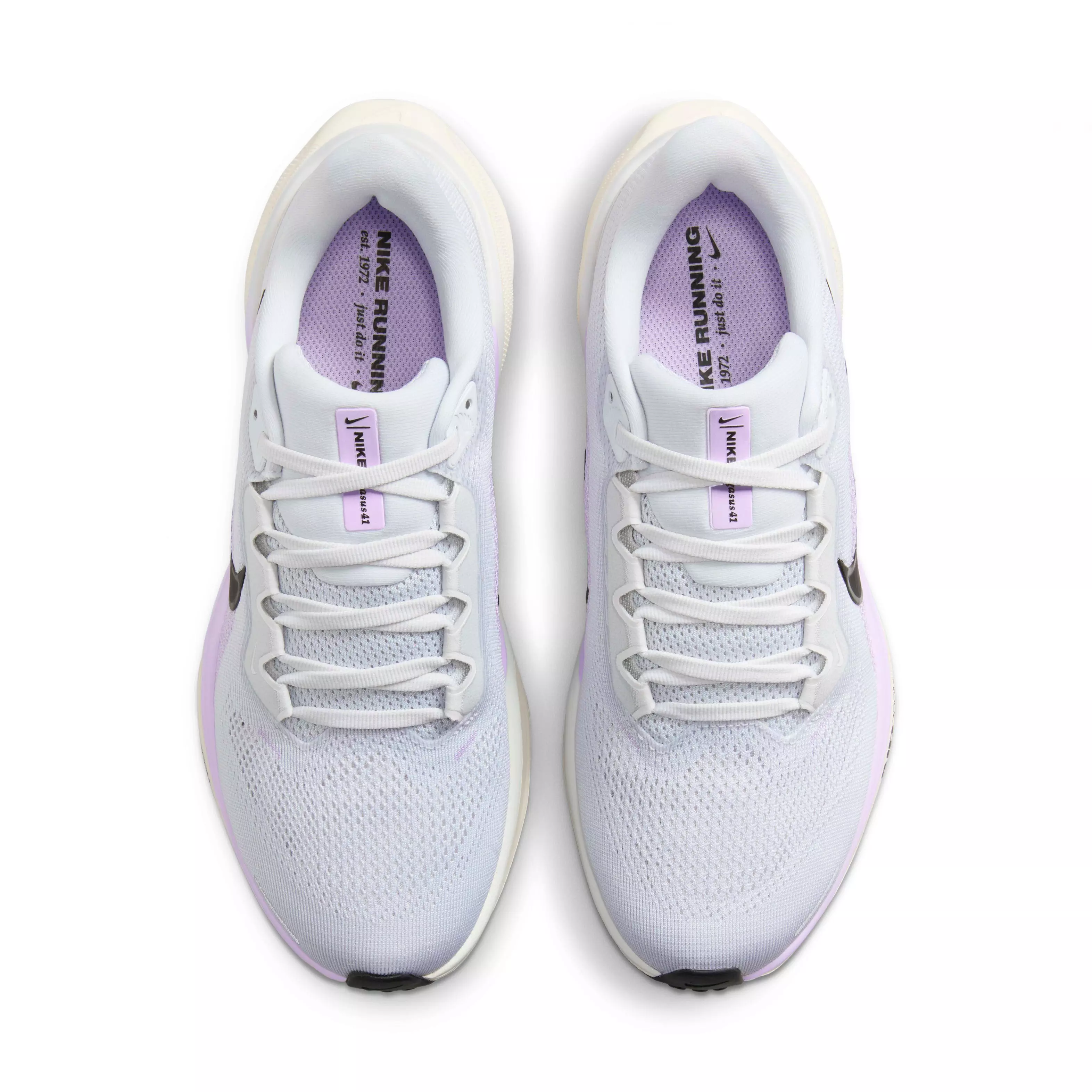 Nike Pegasus 41 "Pure Platinum/Lilac Bloom/Platinum Tint/Black" Women's Running Shoe - PLATINUM/LILAC/PLATINUM/BLACK