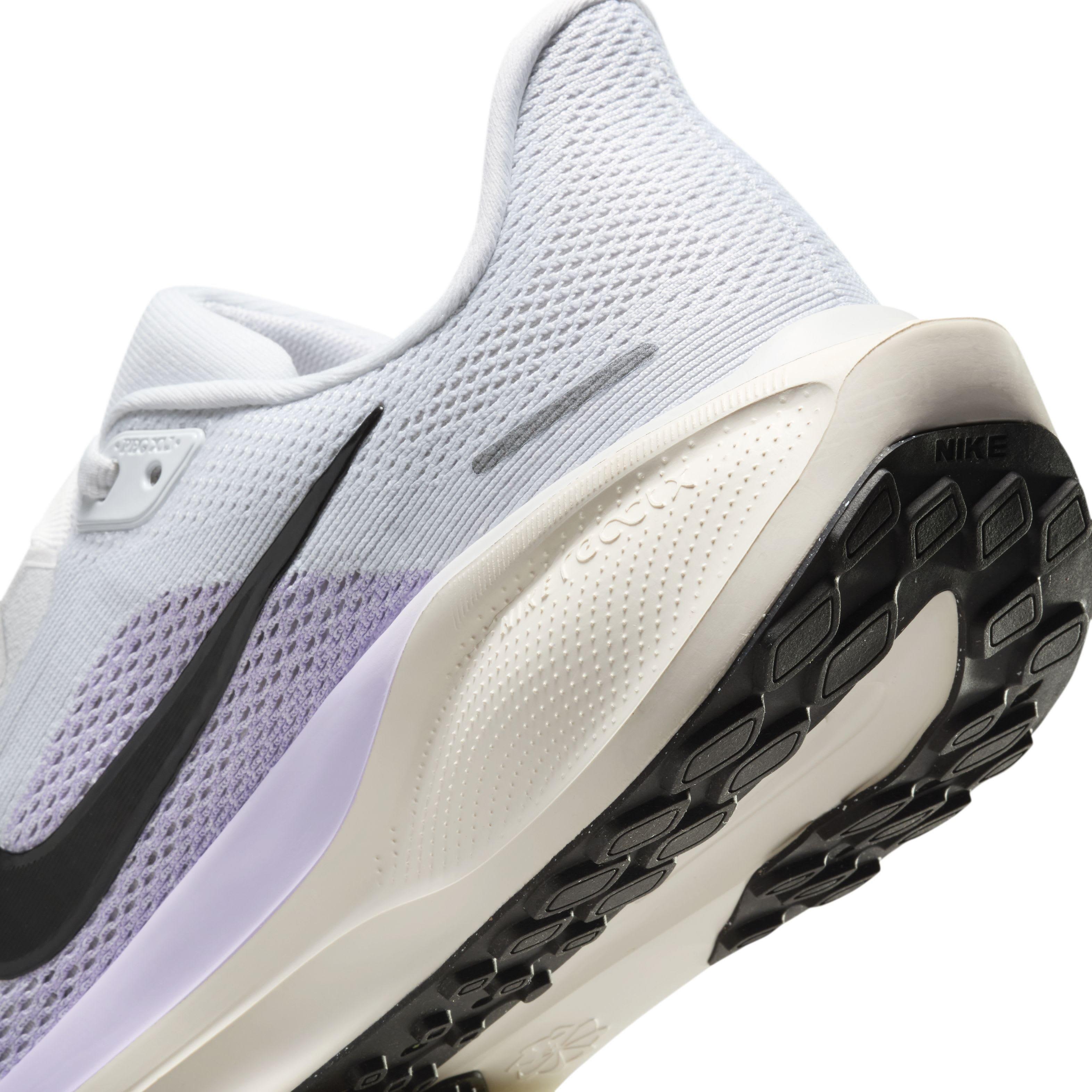 Nike Pegasus 41 "Pure Platinum/Lilac Bloom/Platinum Tint/Black" Women's Running Shoe - PLATINUM/LILAC/PLATINUM/BLACK Thumbnail View 8