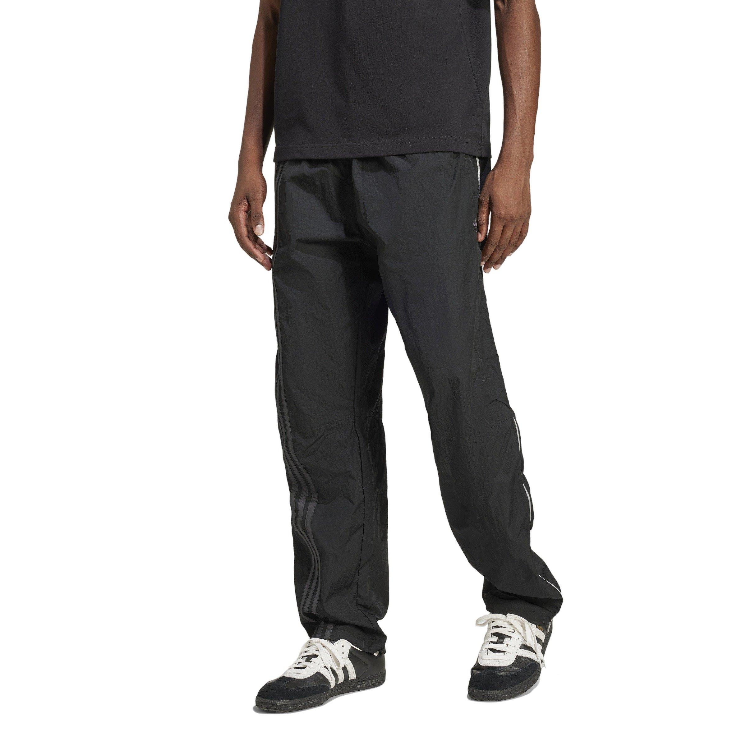 adidas Originals Men's Fashion Side Mesh Zip Tracksuit Bottoms -Black - BLACK Thumbnail View 1