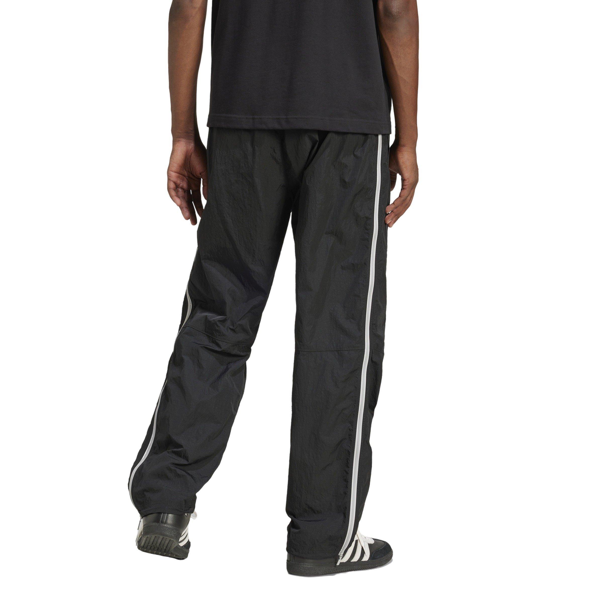 adidas Originals Men's Fashion Side Mesh Zip Tracksuit Bottoms -Black - BLACK Thumbnail View 2