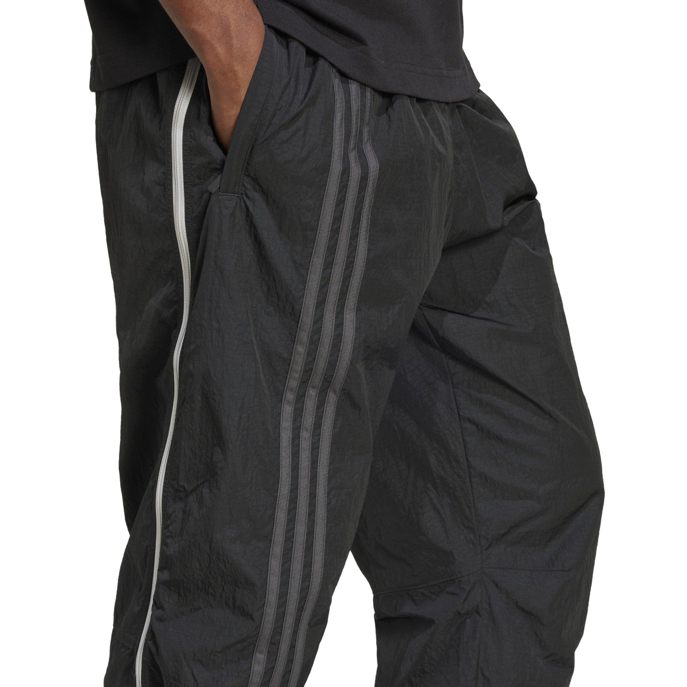 adidas Originals Men's Fashion Side Mesh Zip Tracksuit Bottoms -Black - BLACK Thumbnail View 3