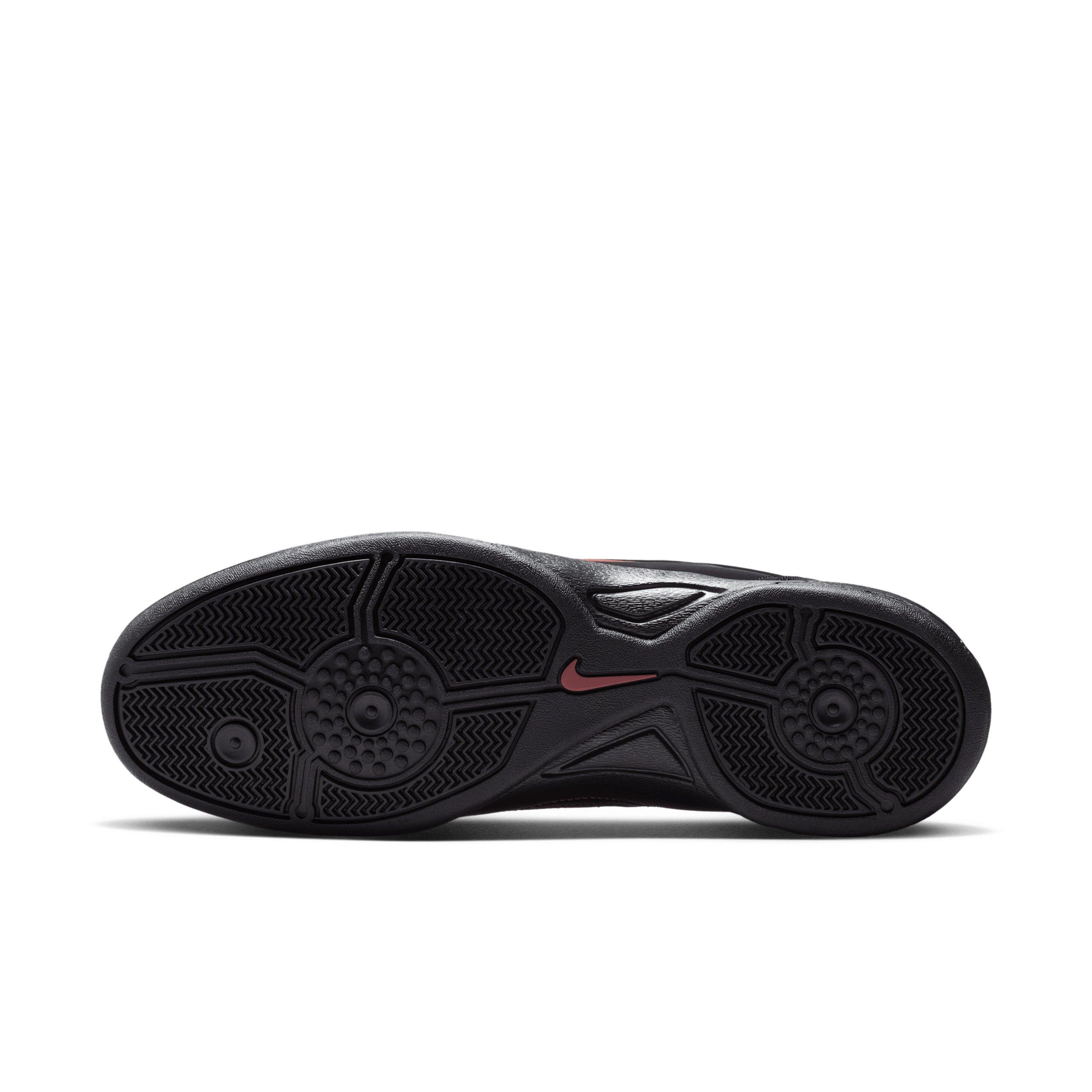 Nike Total 90 Premium Tiempo "Black/Black/Red Sepia" Men's Shoe - BLACK/BLACK/RED Thumbnail View 6