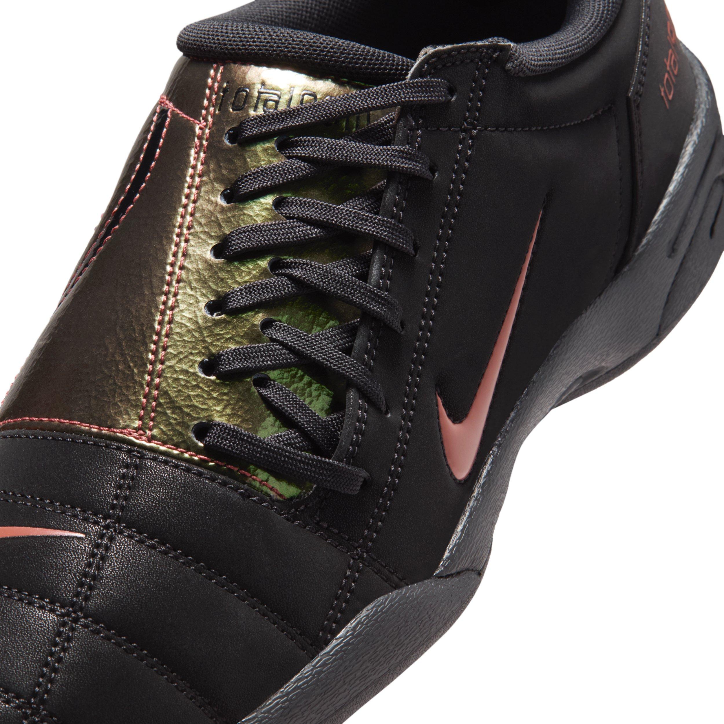 Nike Total 90 Premium Tiempo "Black/Black/Red Sepia" Men's Shoe - BLACK/BLACK/RED Thumbnail View 7