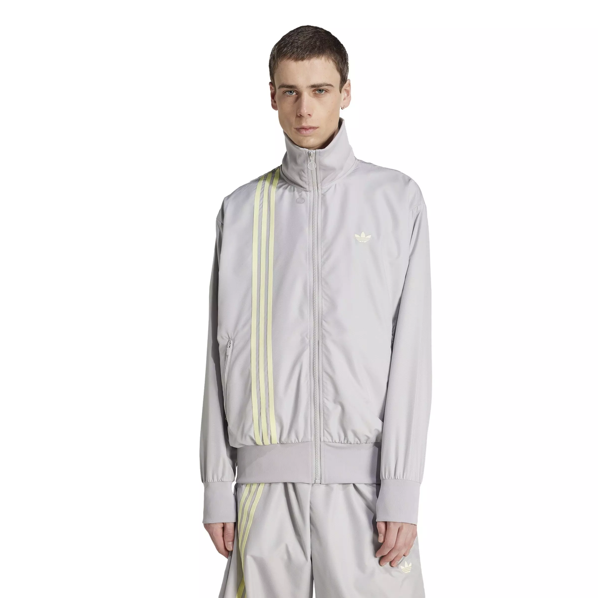 adidas Originals Men's Fashion Firebird Track Jacket -Grey - GREY
