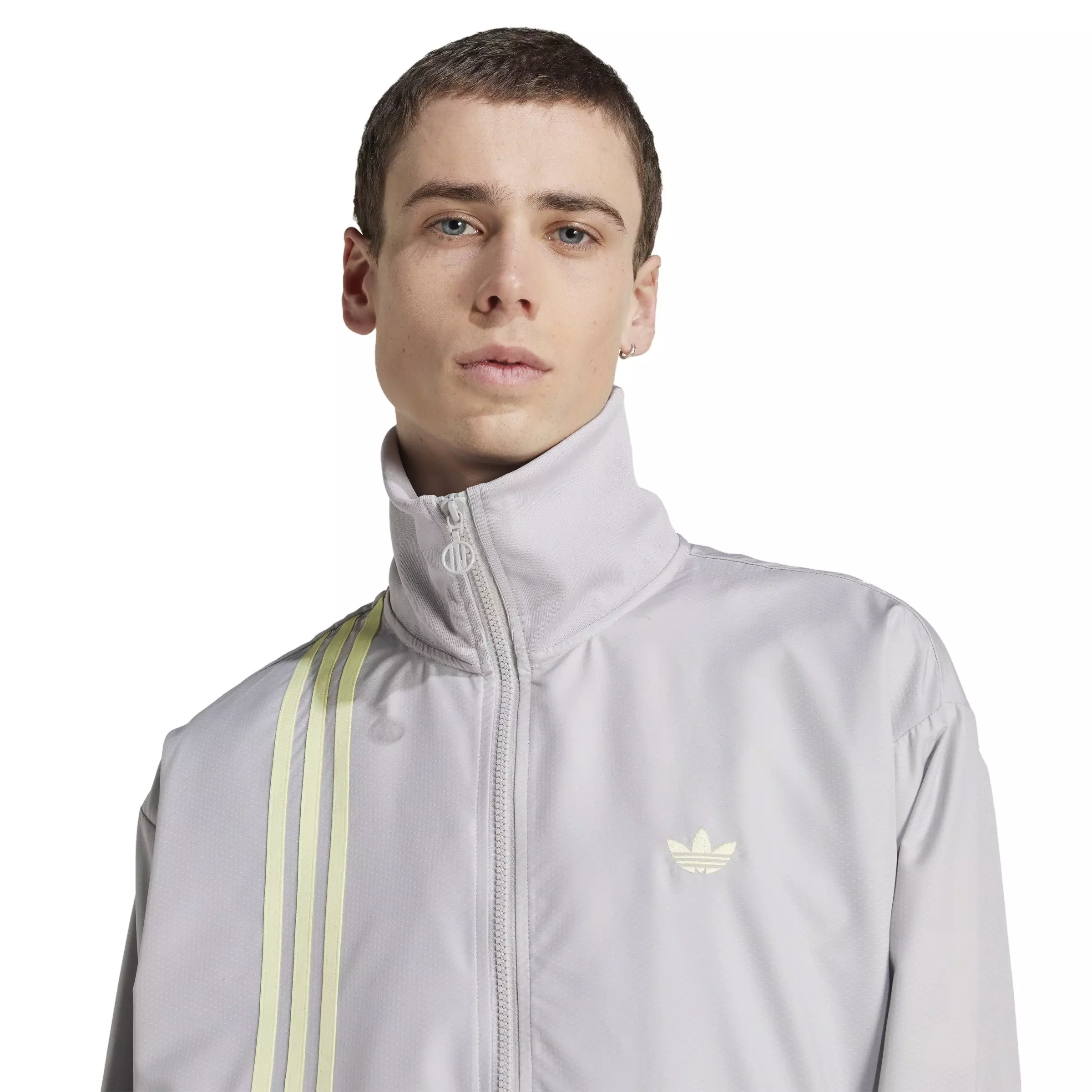 adidas Originals Men's Fashion Firebird Track Jacket -Grey - GREY