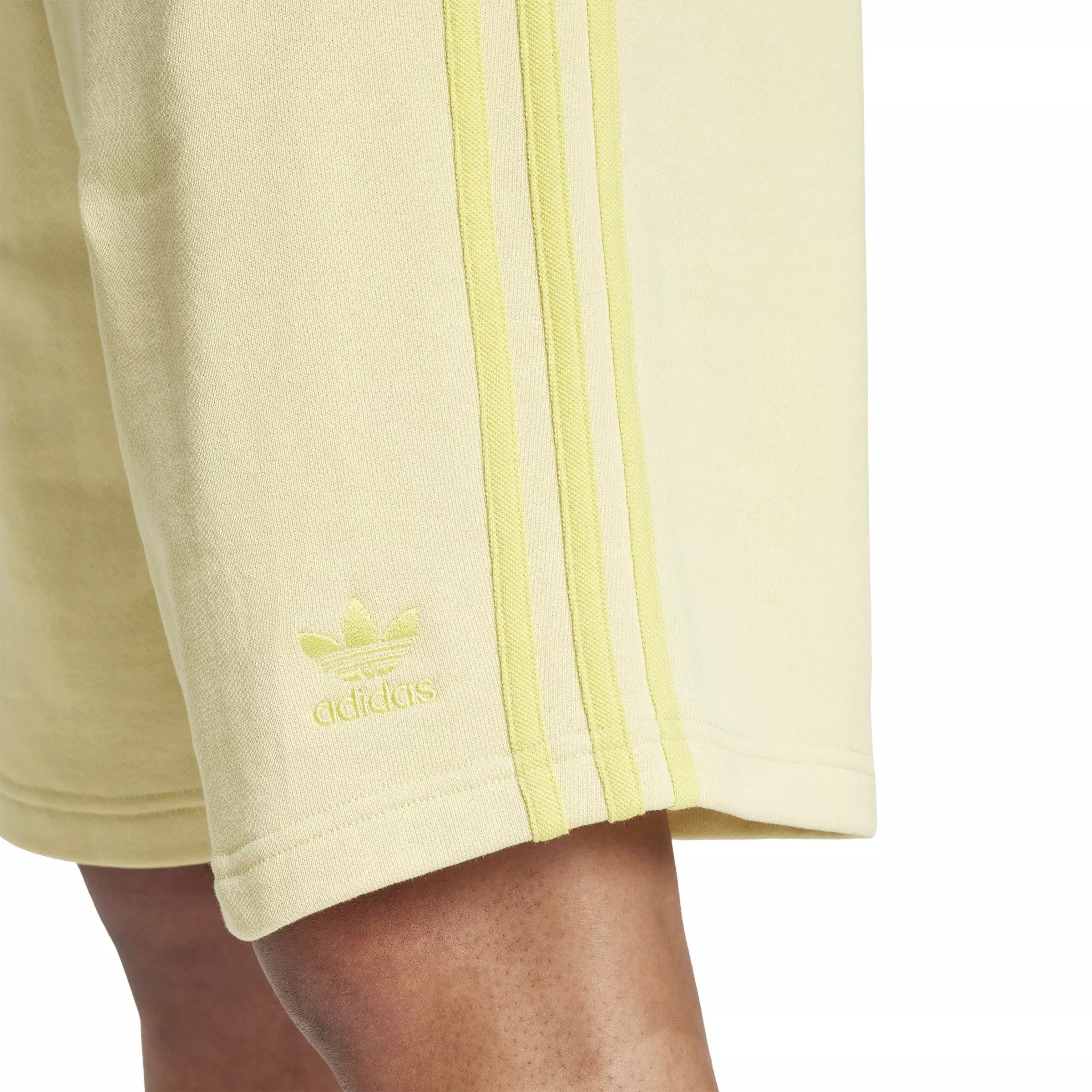 adidas Originals Men's Adicolor 3-Stripes Shorts - Yellow - YELLOW
