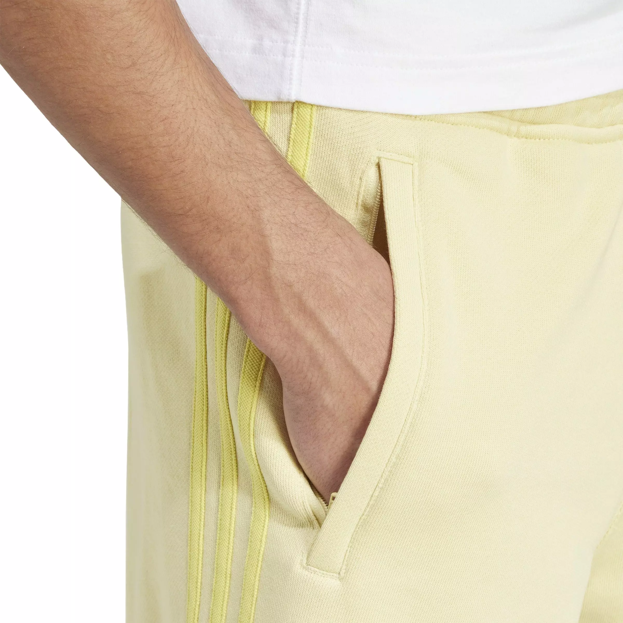 adidas Originals Men's Adicolor 3-Stripes Shorts - Yellow - YELLOW